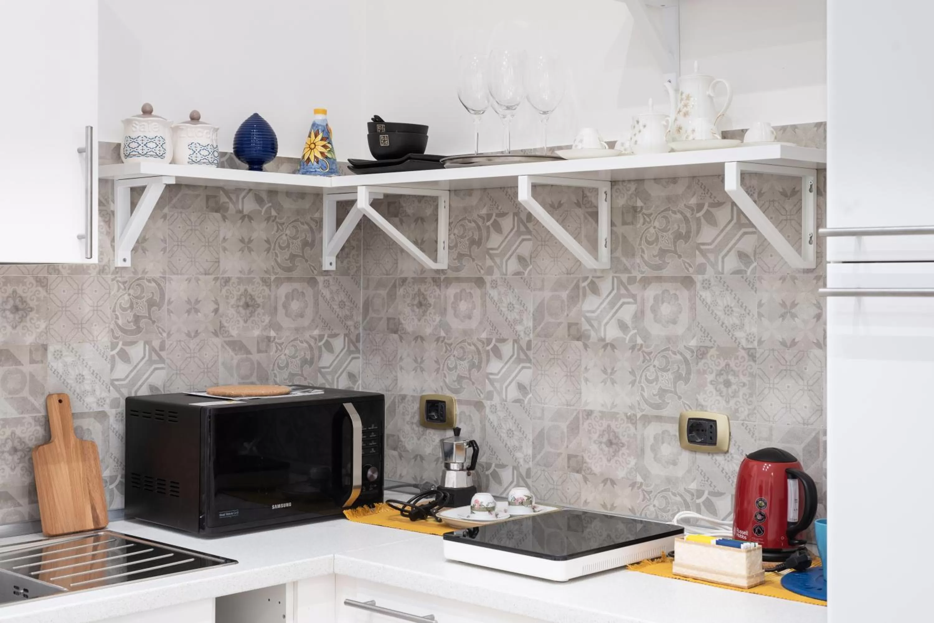 Communal kitchen in Bed & Breakfast "Il Priscio"