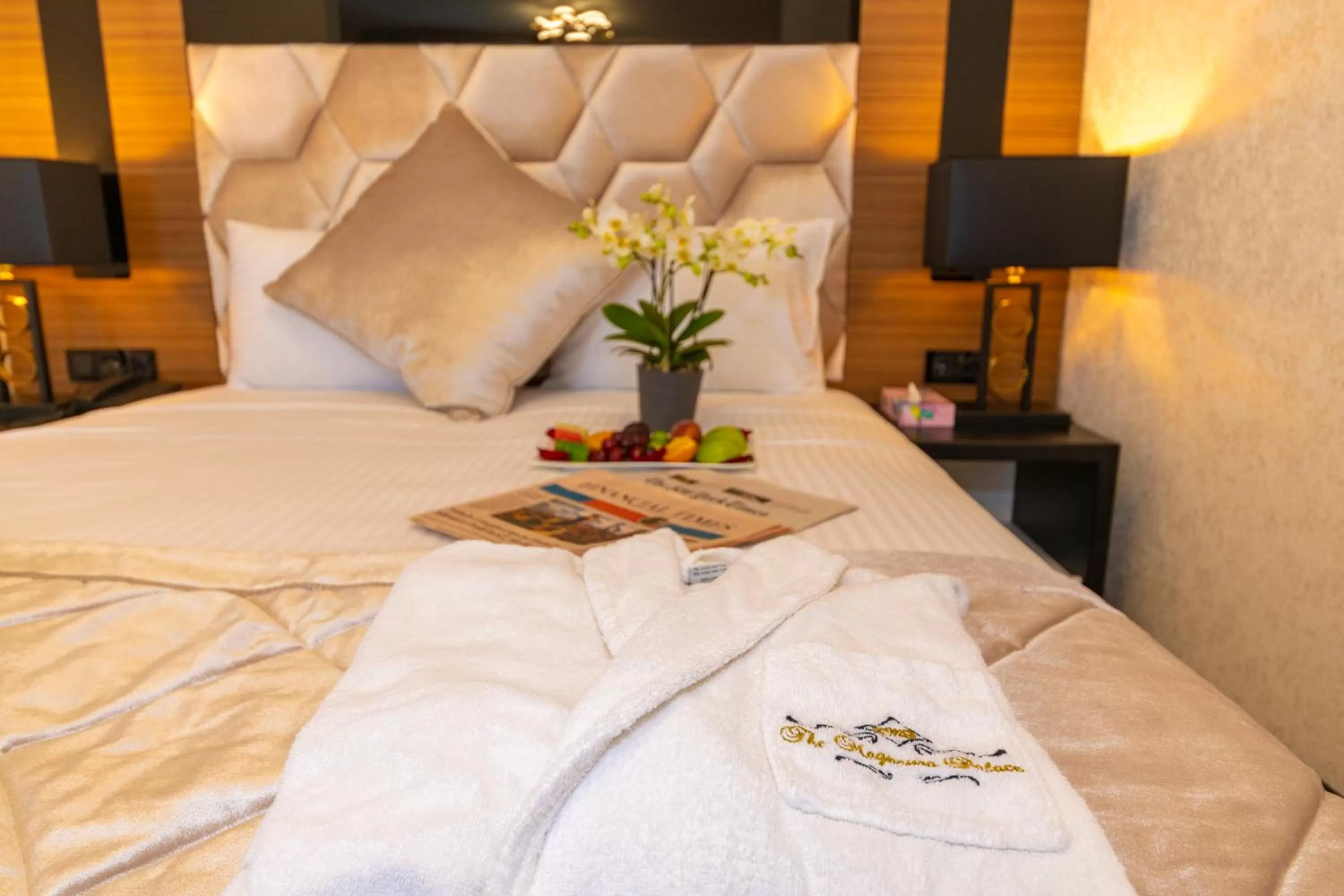 Bed in Eastanbul Suites