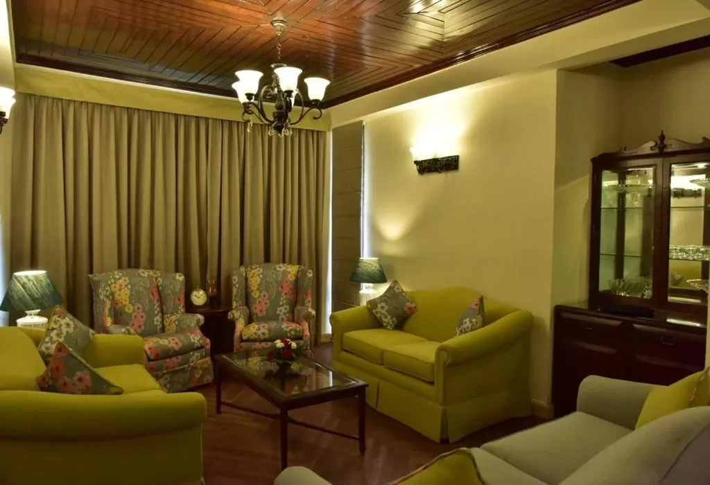 Living room in The Oaktree House