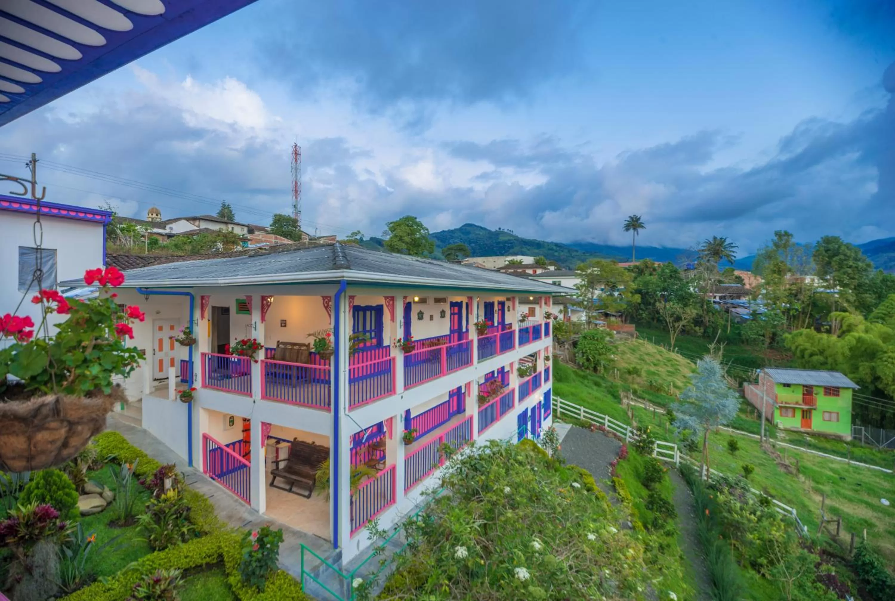 Bird's eye view, Property Building in Hotel El Jardin