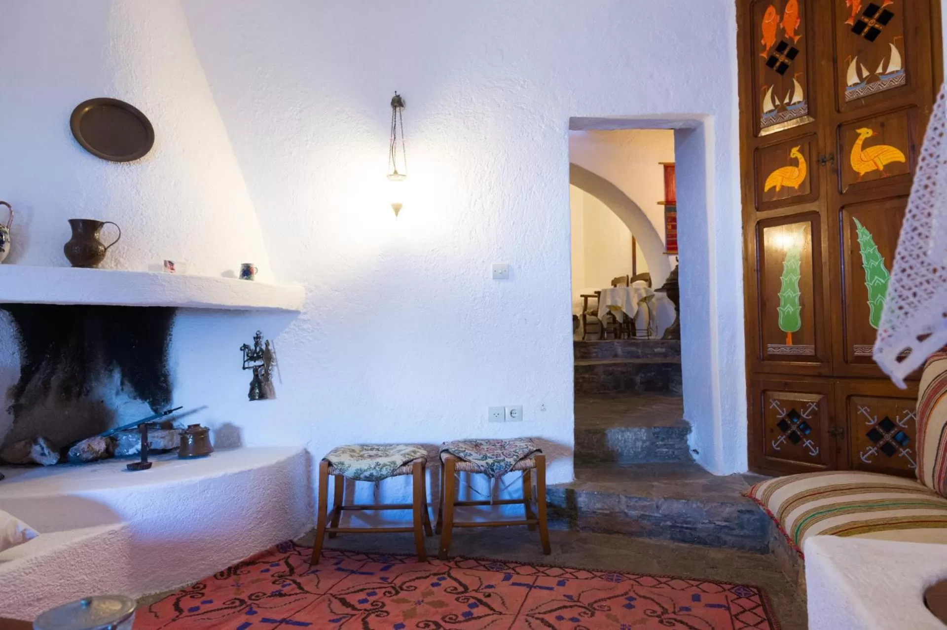 Living room in The Traditional Homes of Crete
