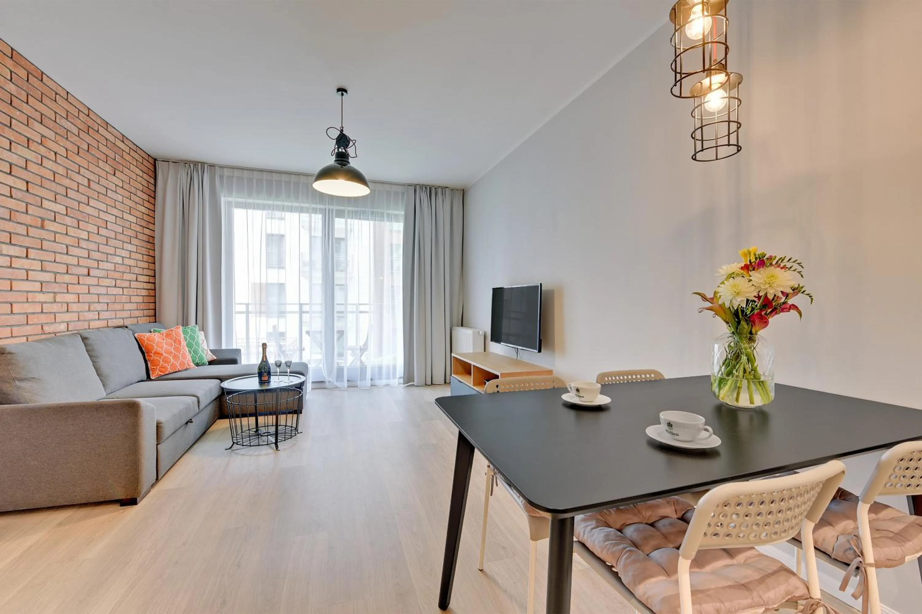 Living room in GRANO APARTMENTS Gdańsk Motława SPA & Wellness