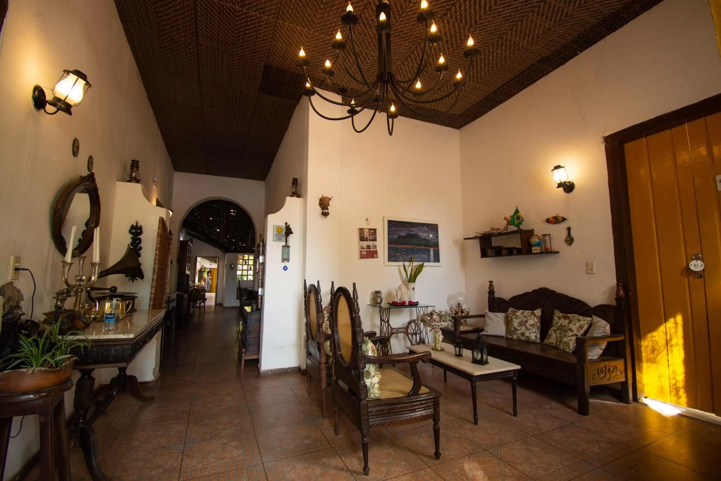 Living room, Seating Area in Pousada dos Candeeiros
