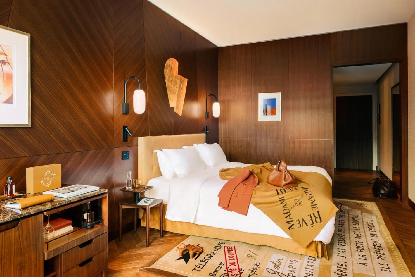 Bedroom, Bed in Hôtel Madame Rêve