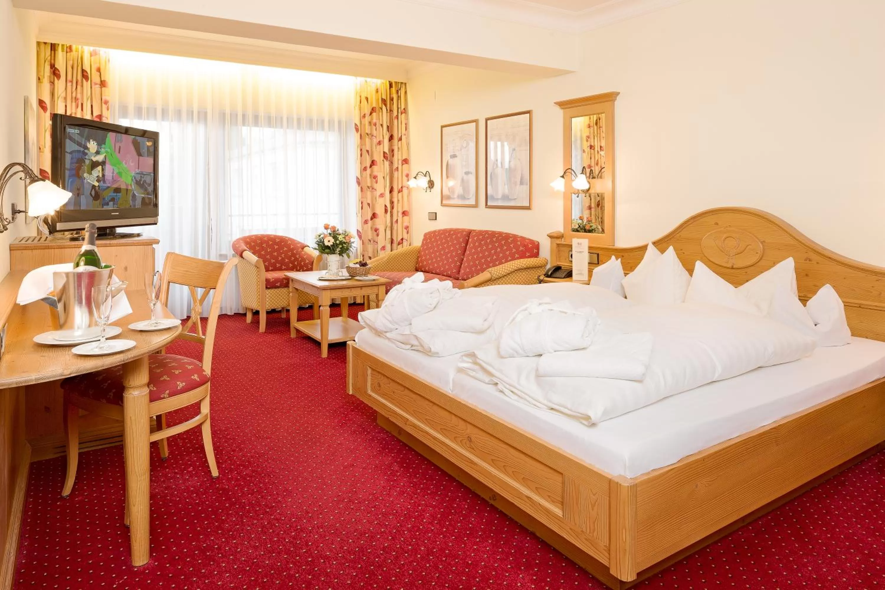 Bed in Wellness Privathotel Post an der Therme