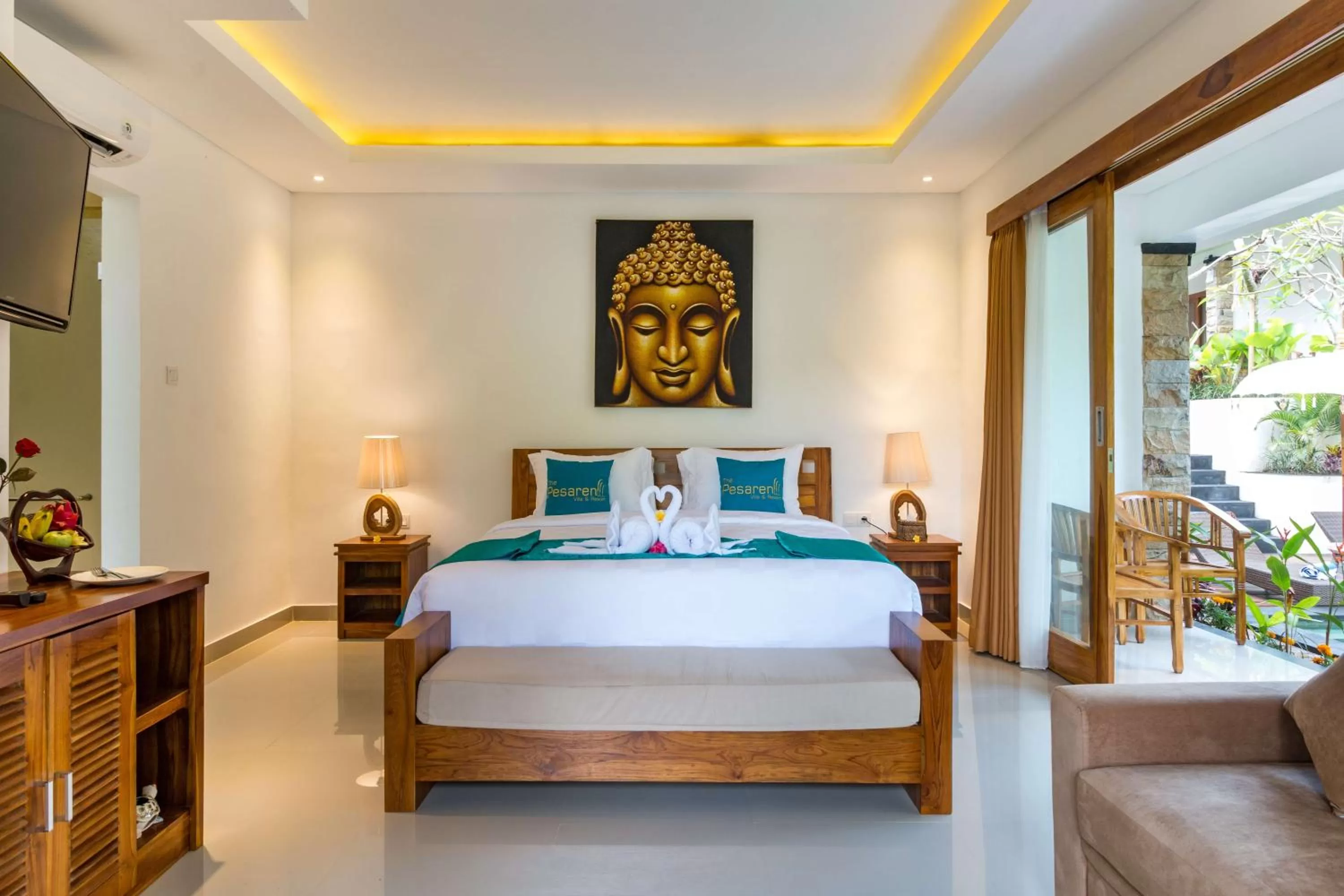 Bed in The Pesaren Ubud