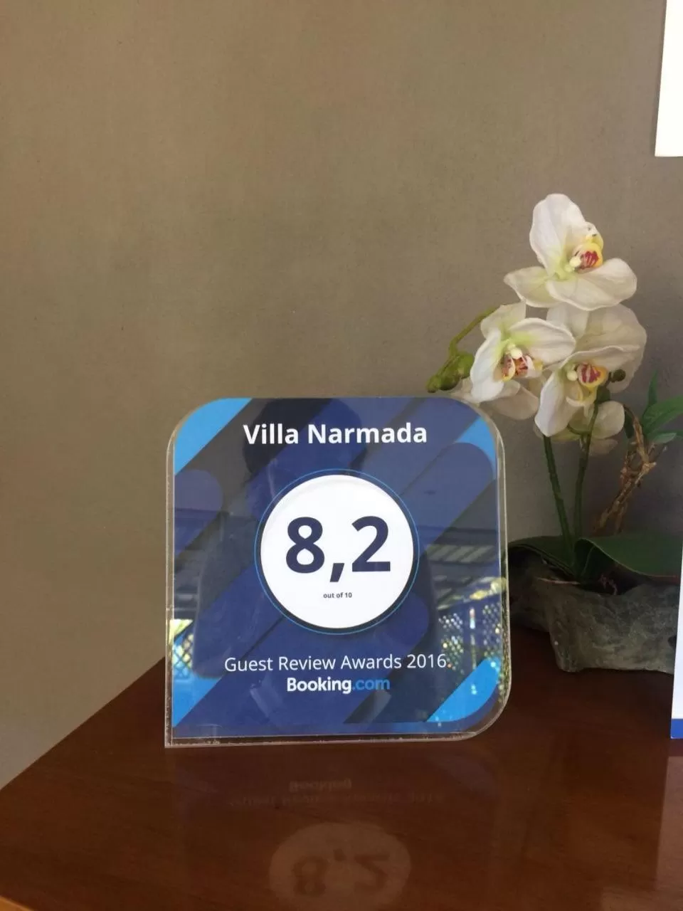 Certificate/Award in Villa Narmada