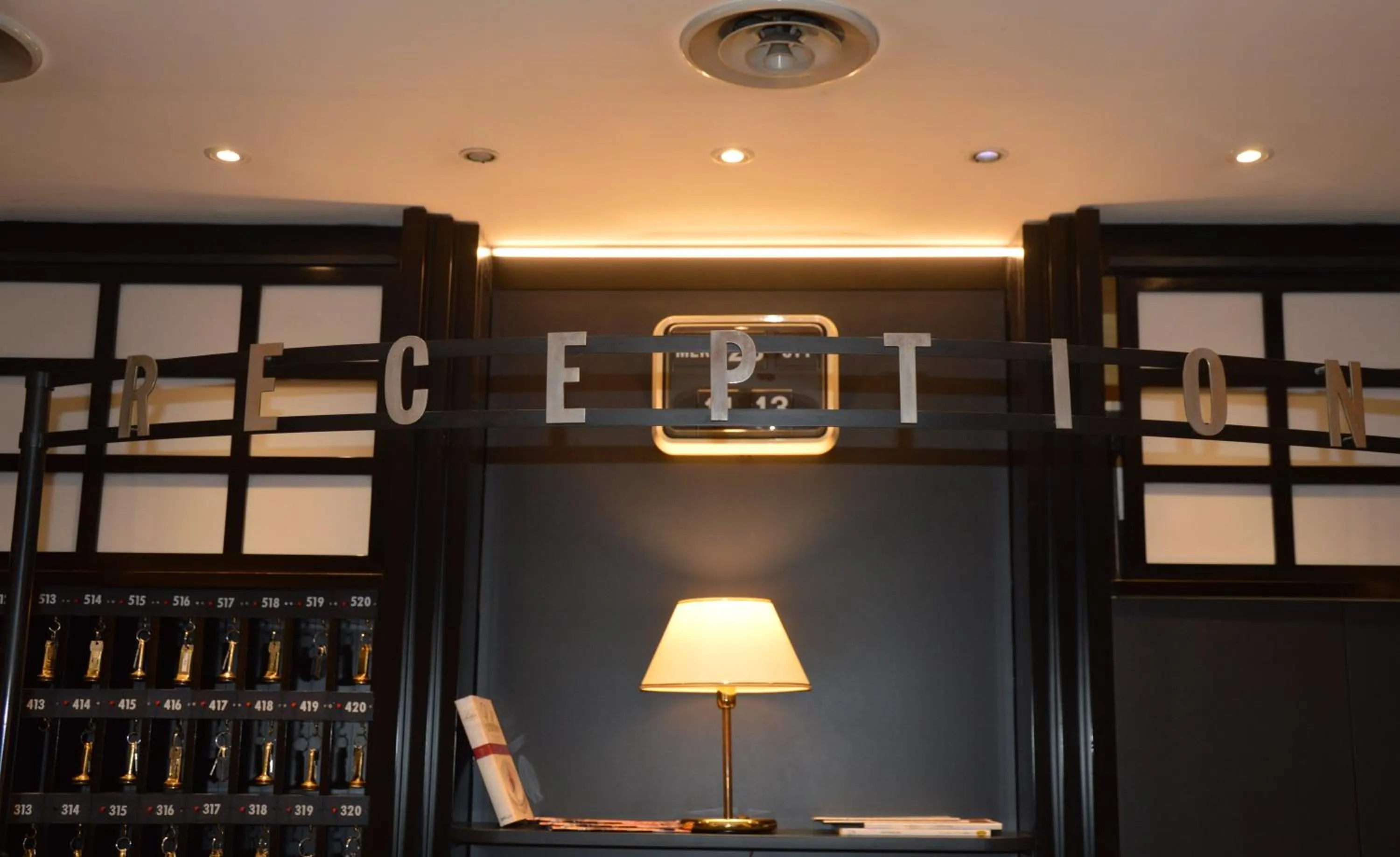 Lobby or reception in Hotel Friuli