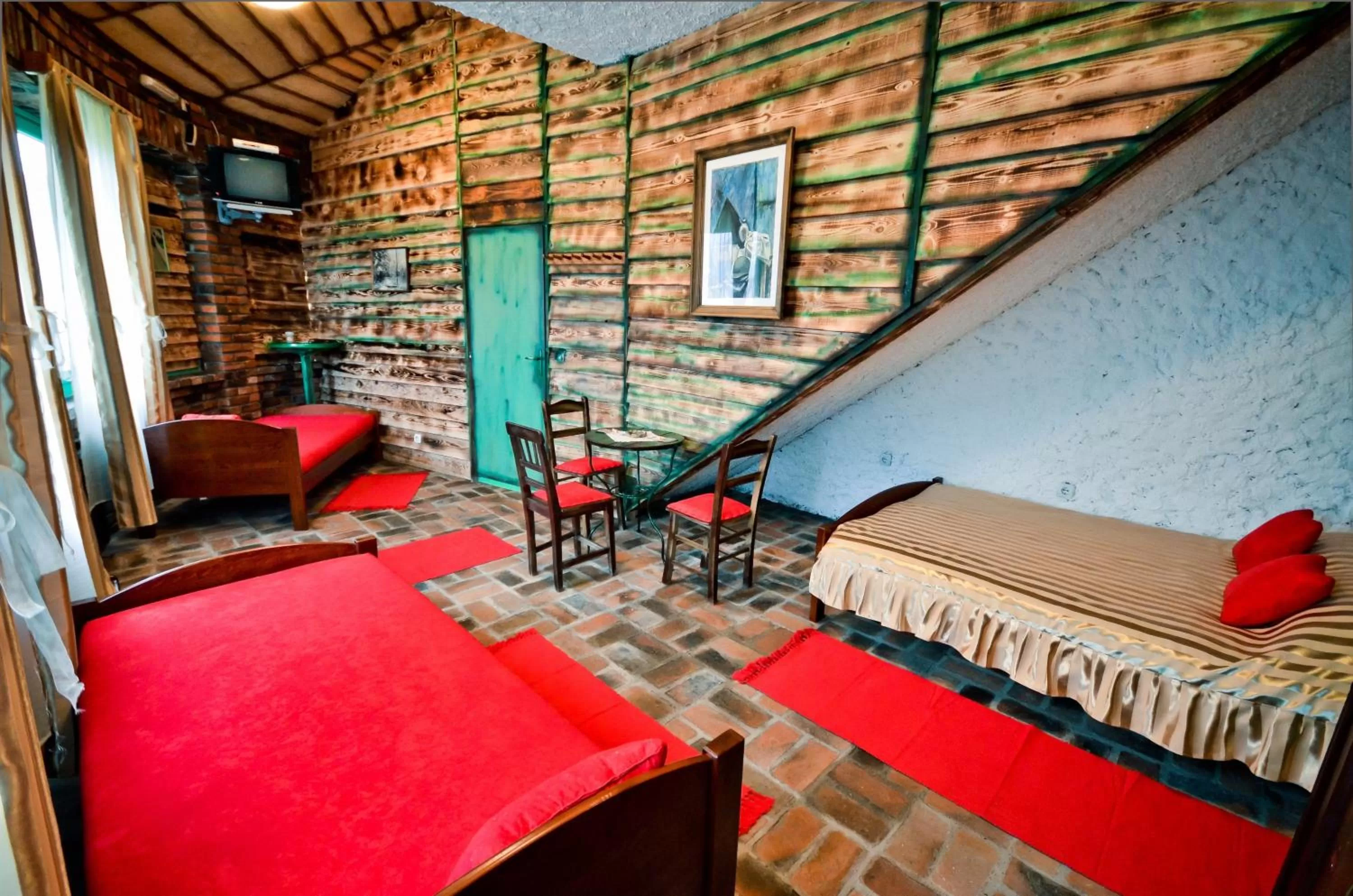 Bed in B&B Etno Village Sunčana Reka