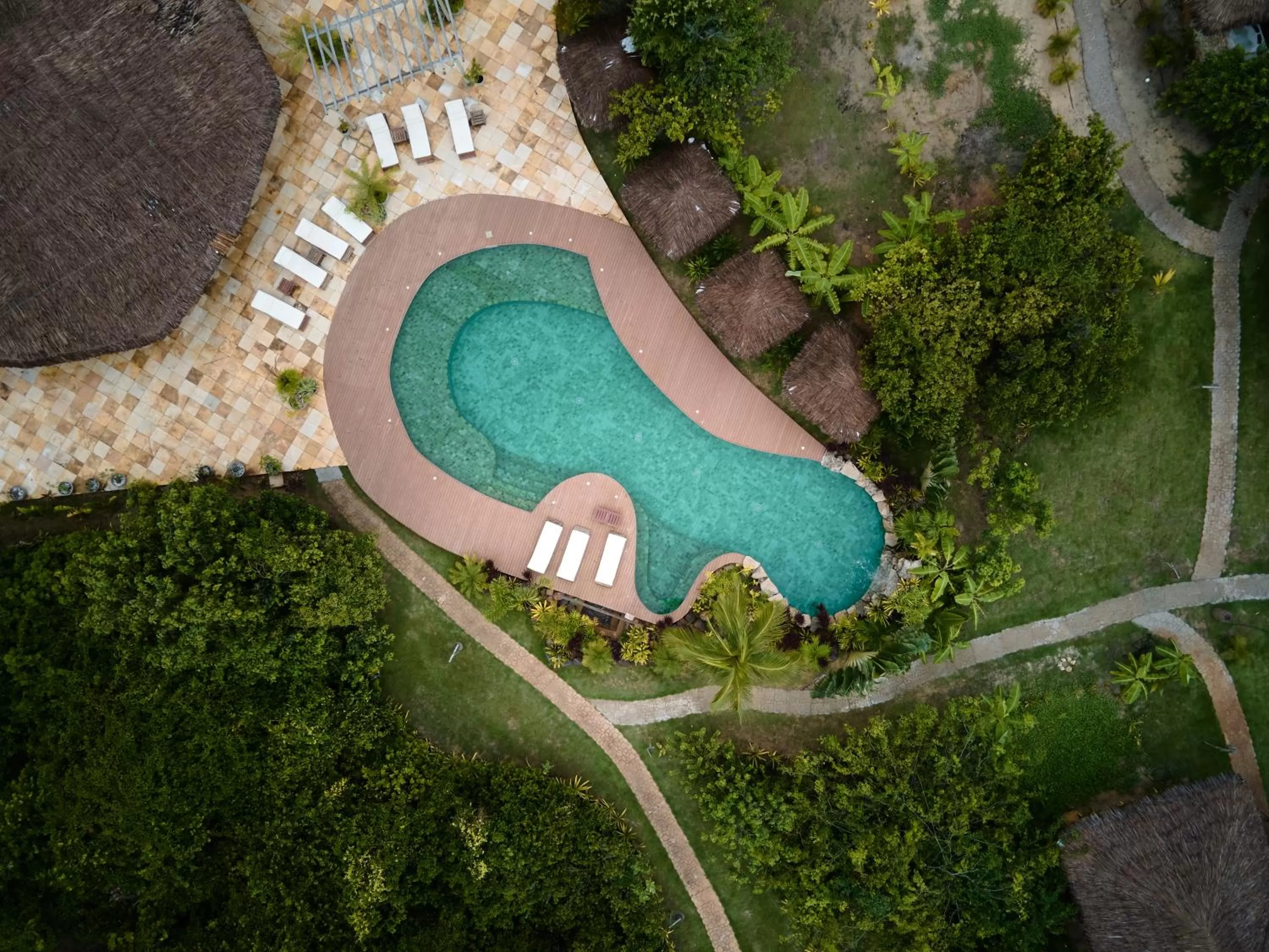 Swimming pool, Bird's-eye View in Kauli Seadi Beach Hotel