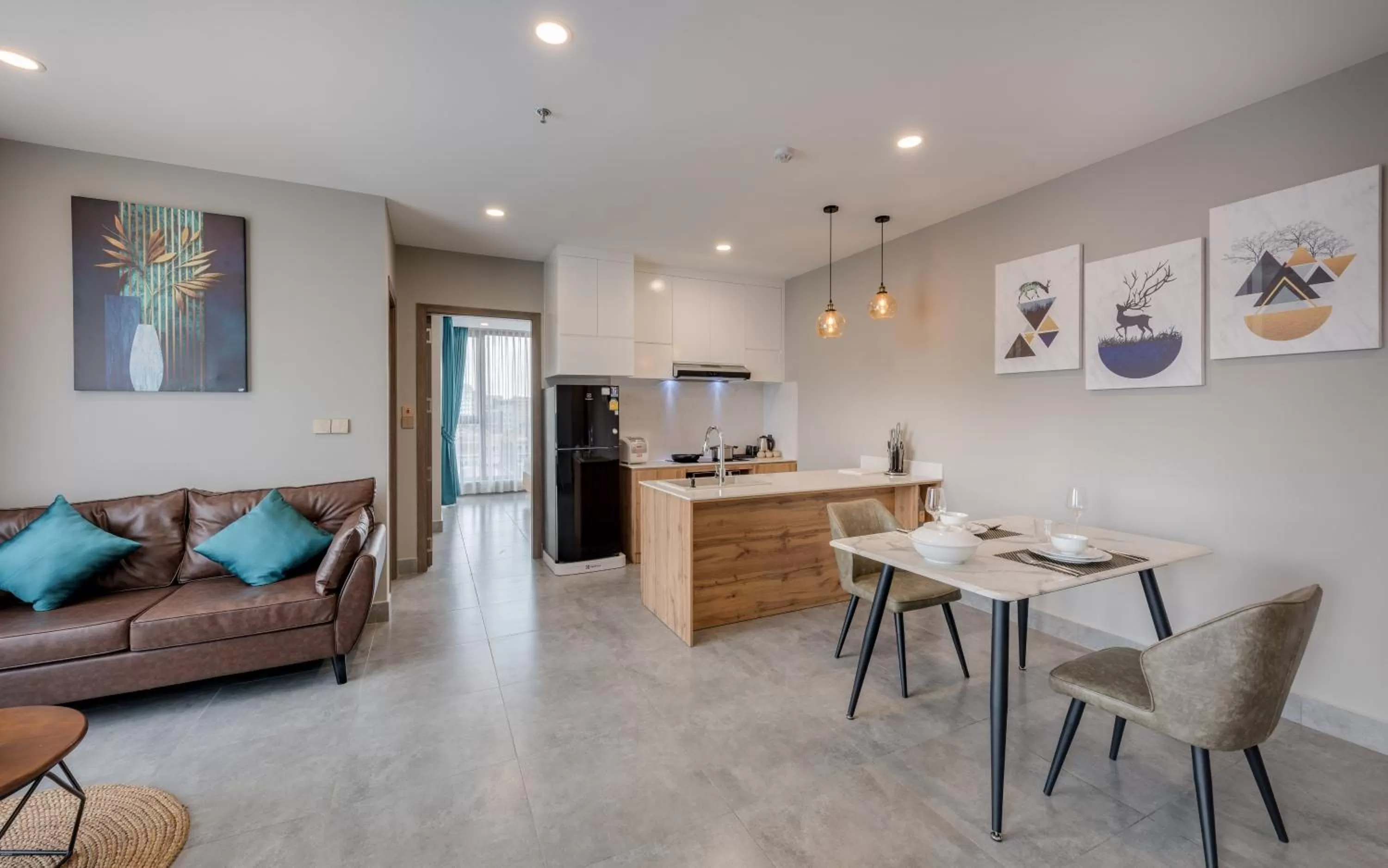 Living room in AMATA Residence