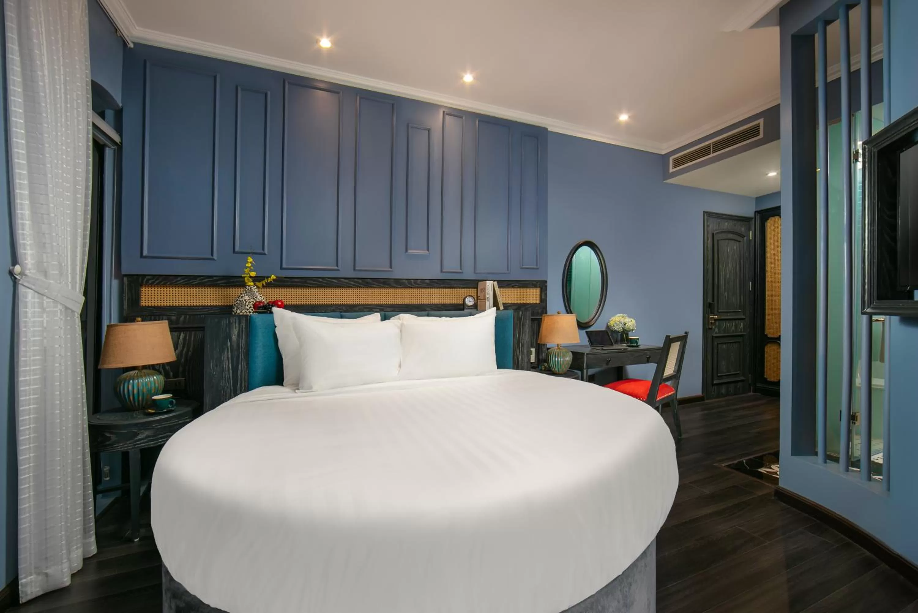 Bed in The Exquisite HaLong Hotel