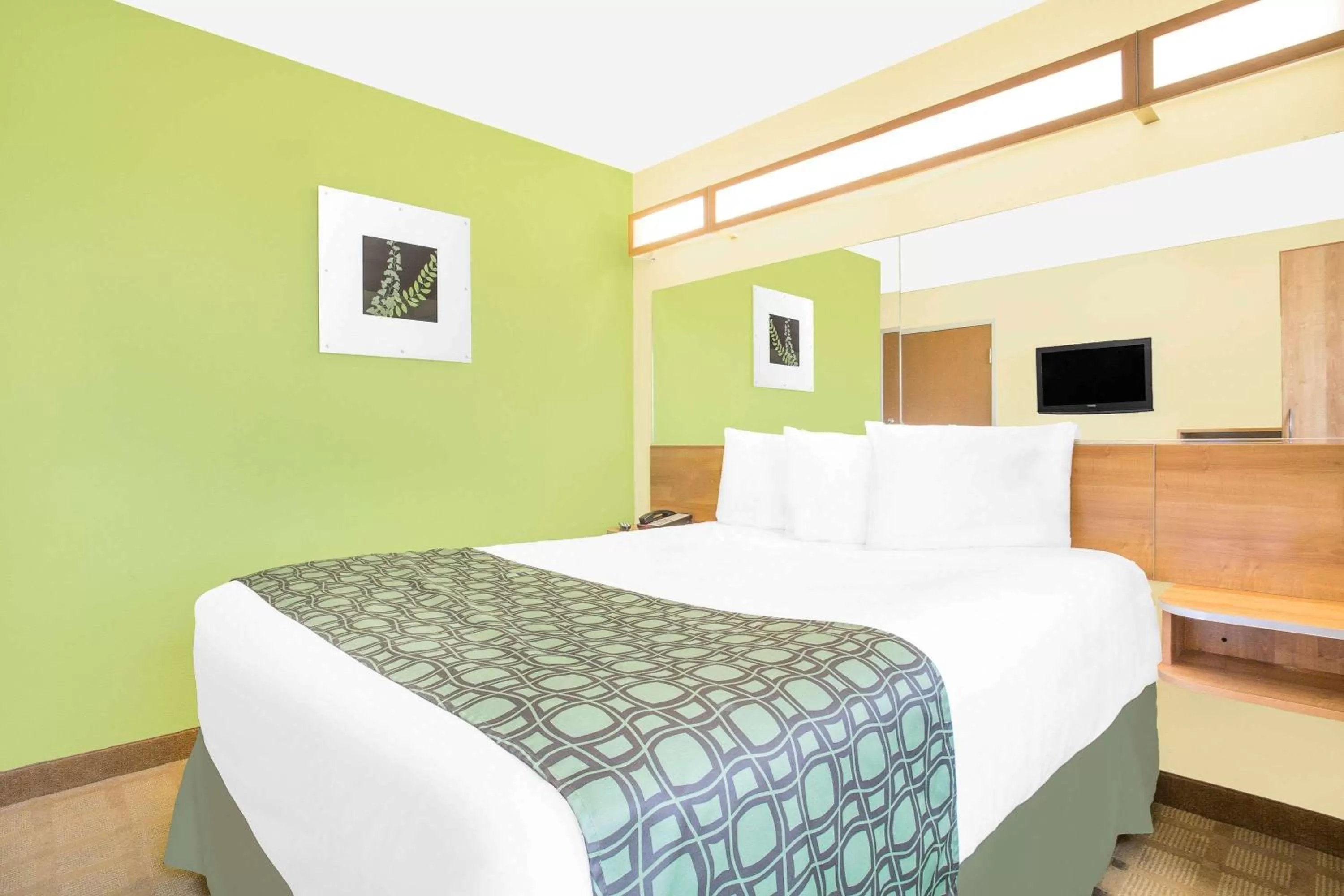 Photo of the whole room, Bed in Microtel Inn & Suites by Wyndham Tuscumbia/Muscle Shoals