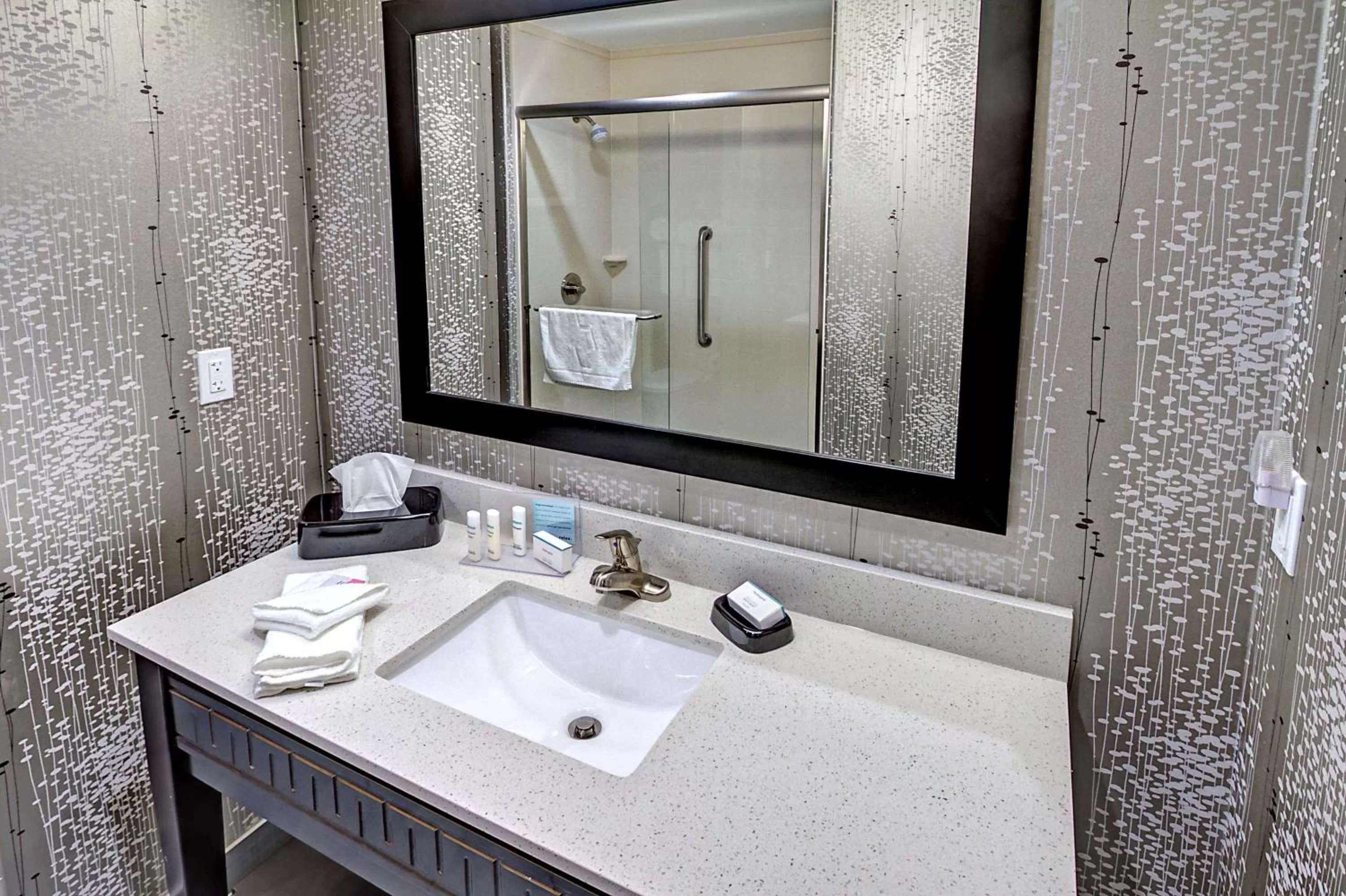 Bathroom in Hampton Inn and Suites Ada