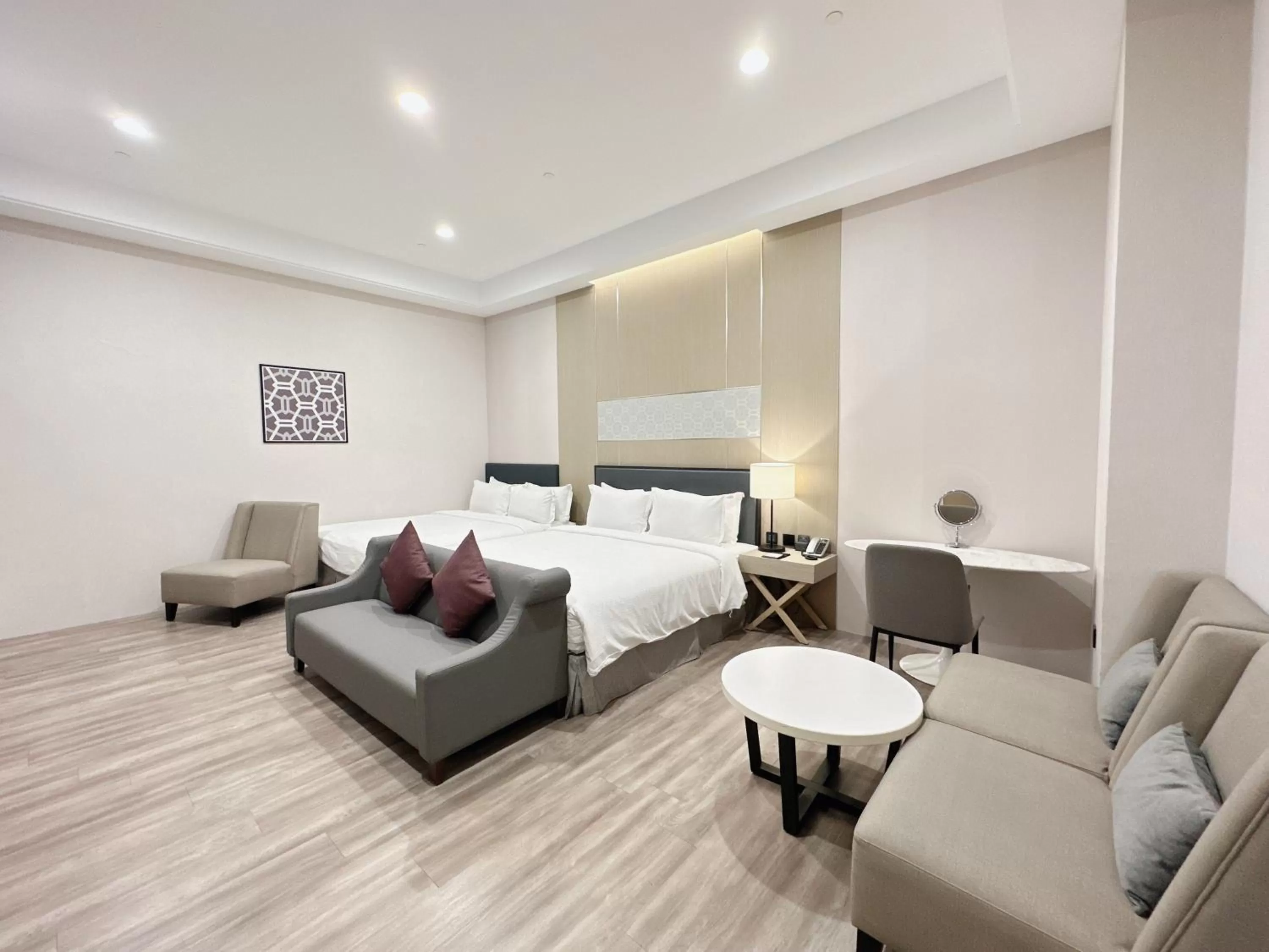 Bed in 台南星鑽國際商旅 Hua Hotel