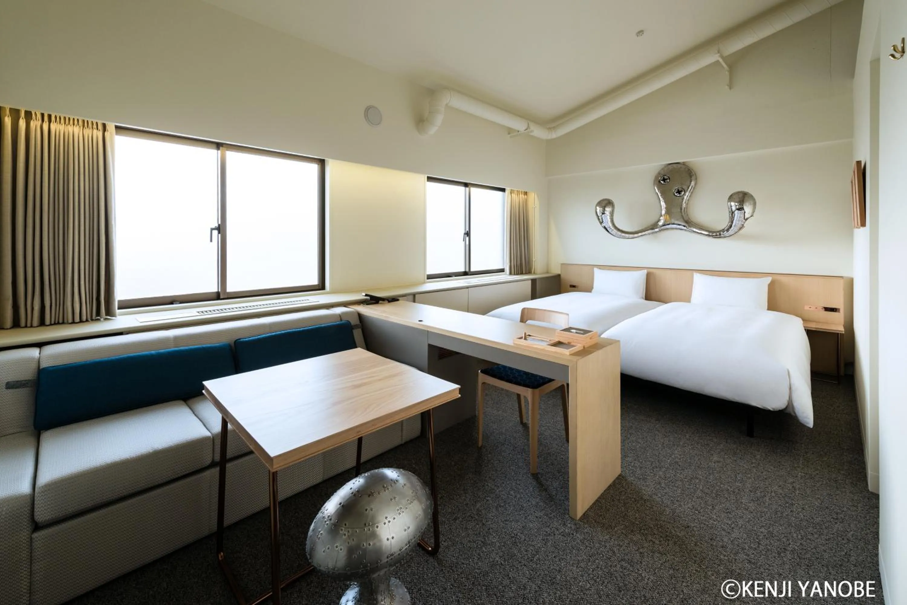 Photo of the whole room, Bed in Hotel Anteroom Kyoto