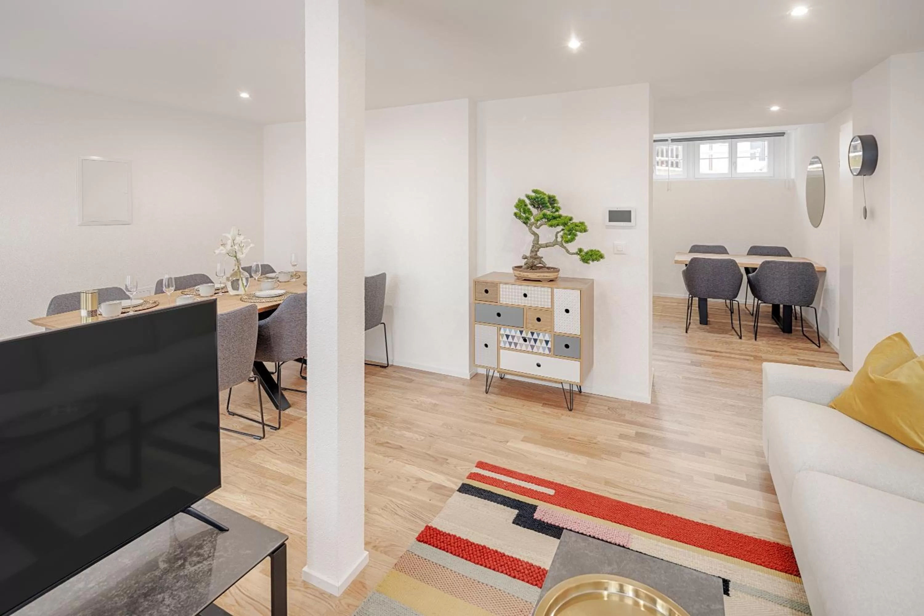 TV and multimedia in VISIMO Apartments St Georgen-Strasse St Gallen - Design City Nature