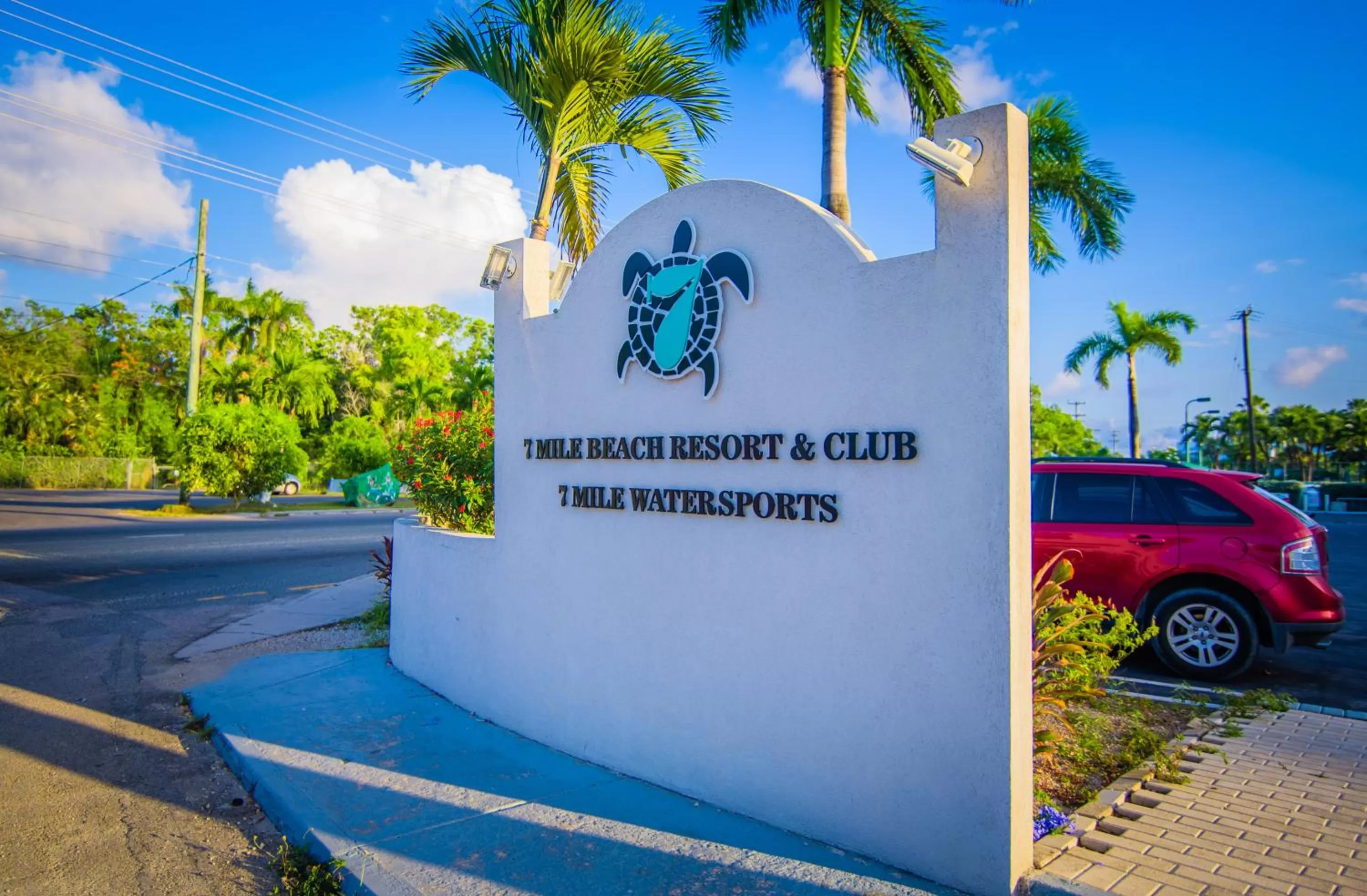 Property logo or sign in Seven Mile Beach Resort