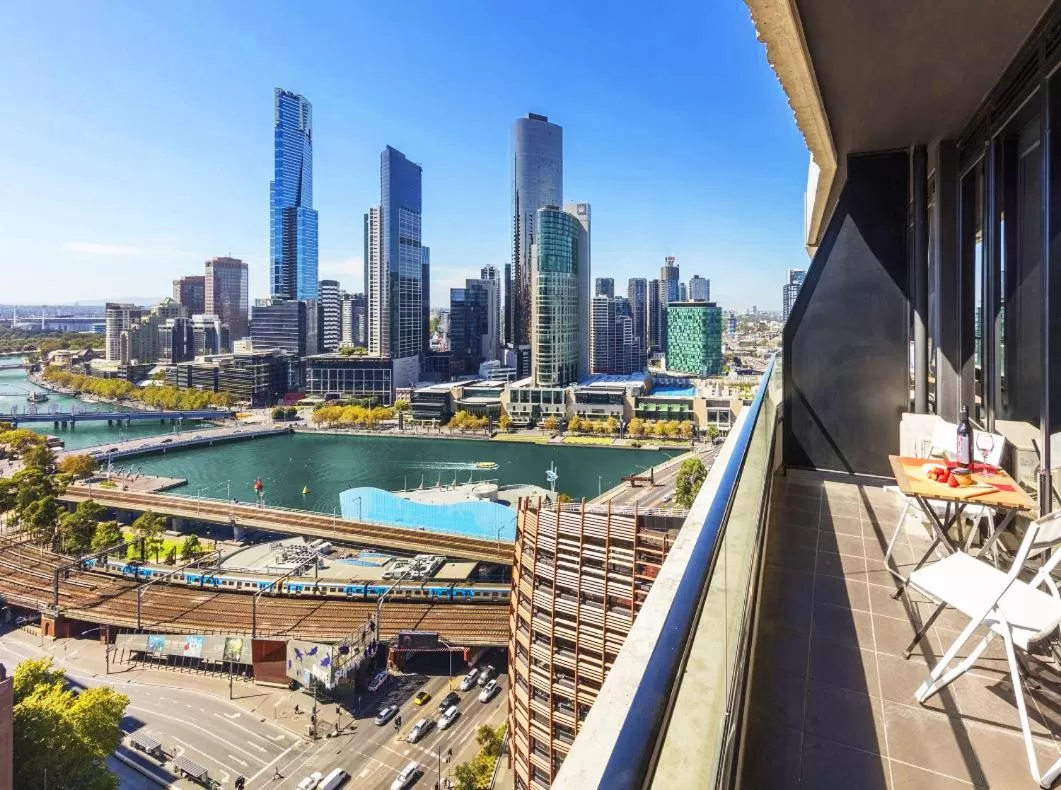 2 Bedroom Superior River View in Aura on Flinders Serviced Apartments