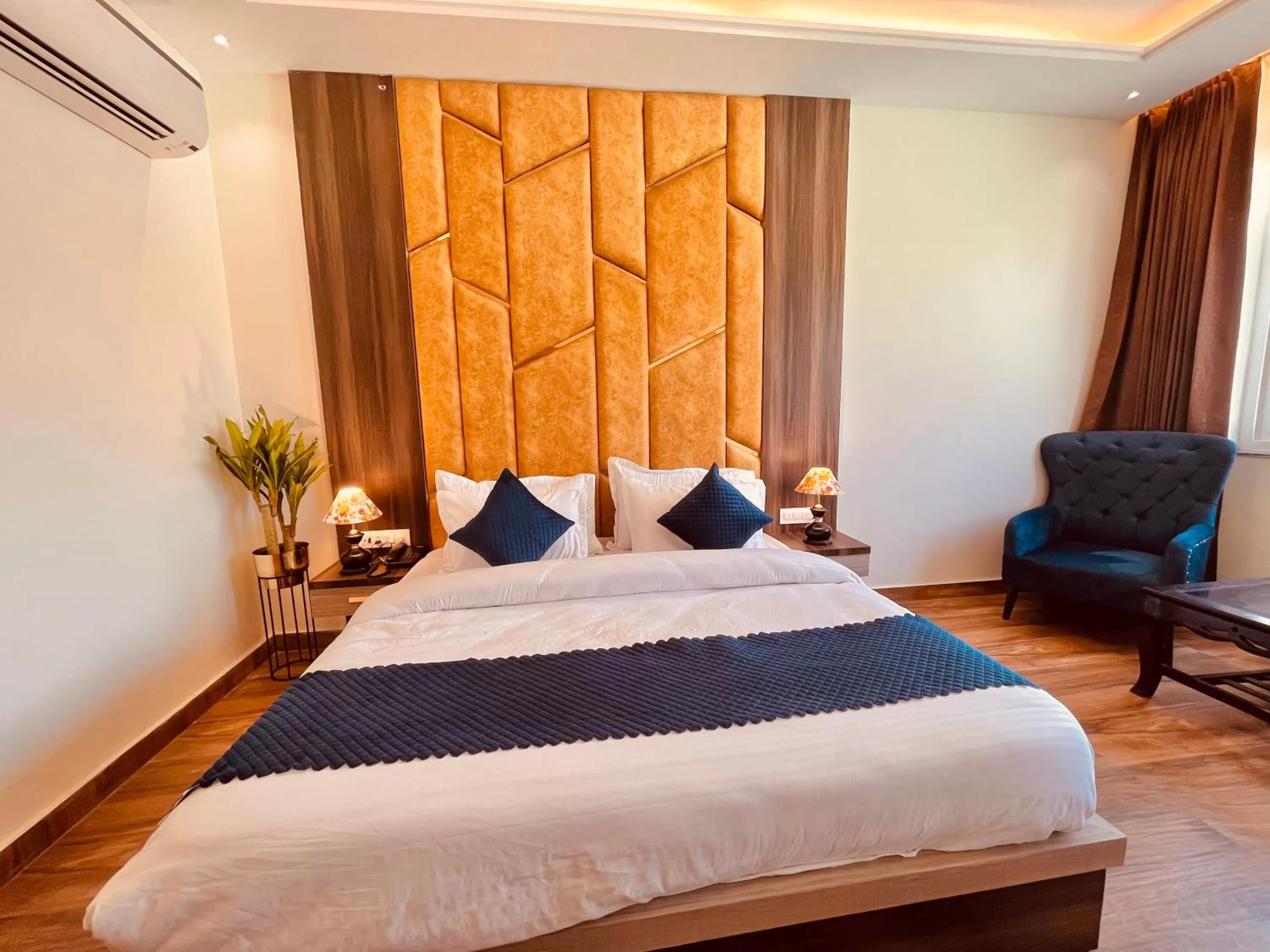 Bed in Hotel Gange, Haridwar