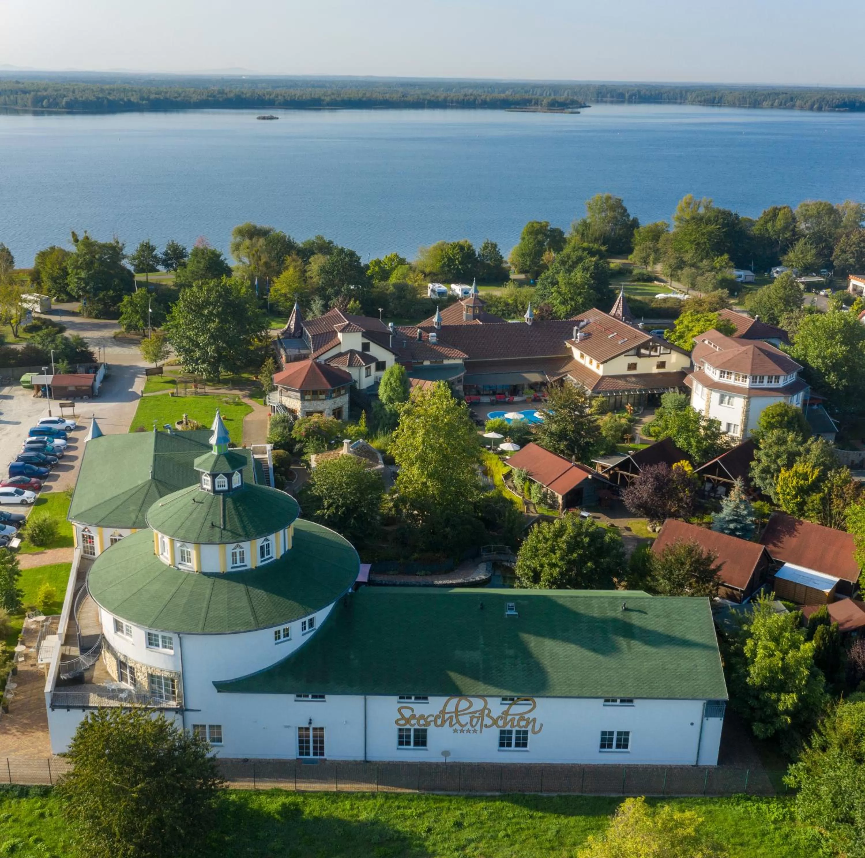Bird's eye view in Wellnesshotel Seeschlößchen - Privat- Spa & Naturresort