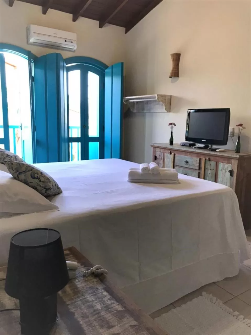 Bed in Pousada Pomar Paraty