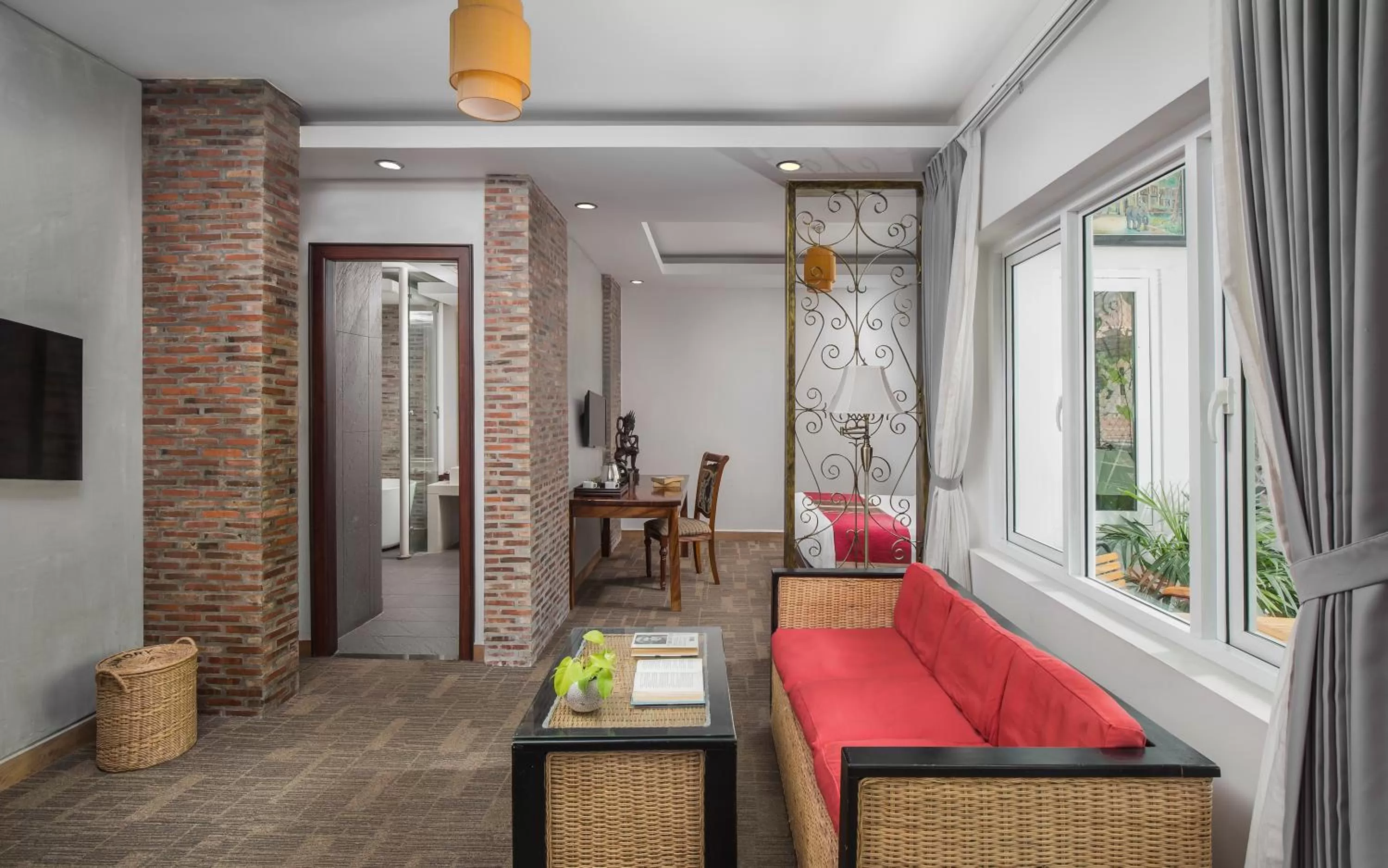 Living room, Seating Area in Sovanna Hotel