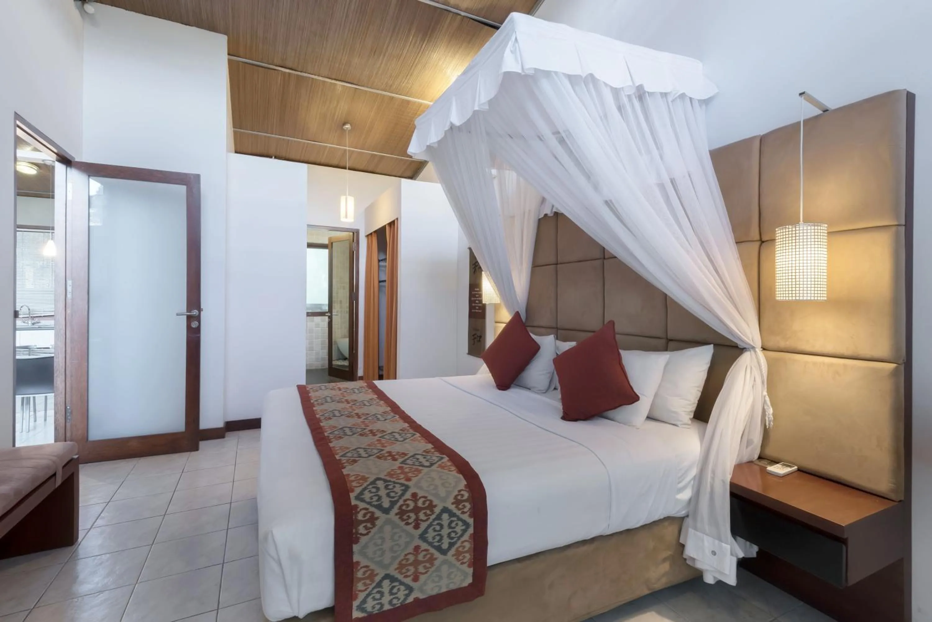 Bedroom, Bed in Villa Puri Ayu