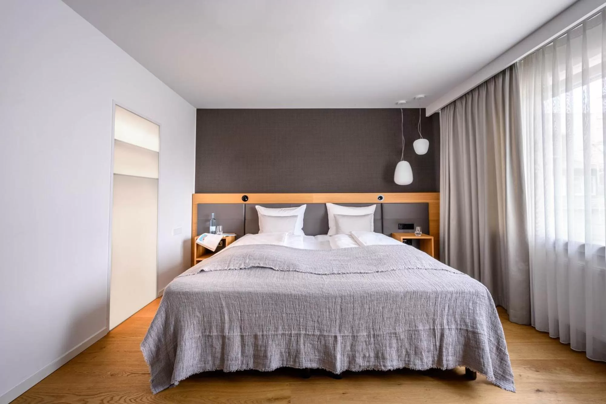 Bedroom, Bed in Hotel Maier