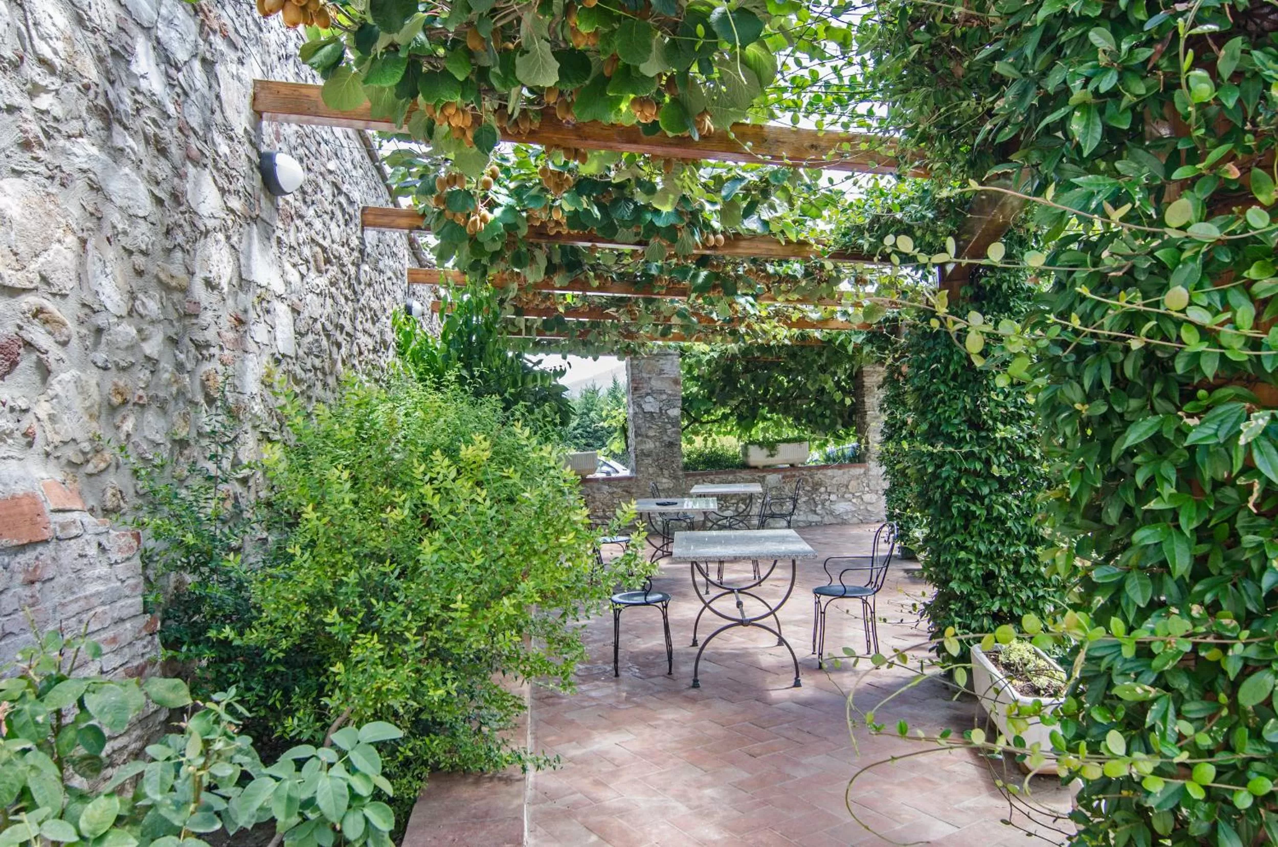 Patio in Hotel Villa Cheli