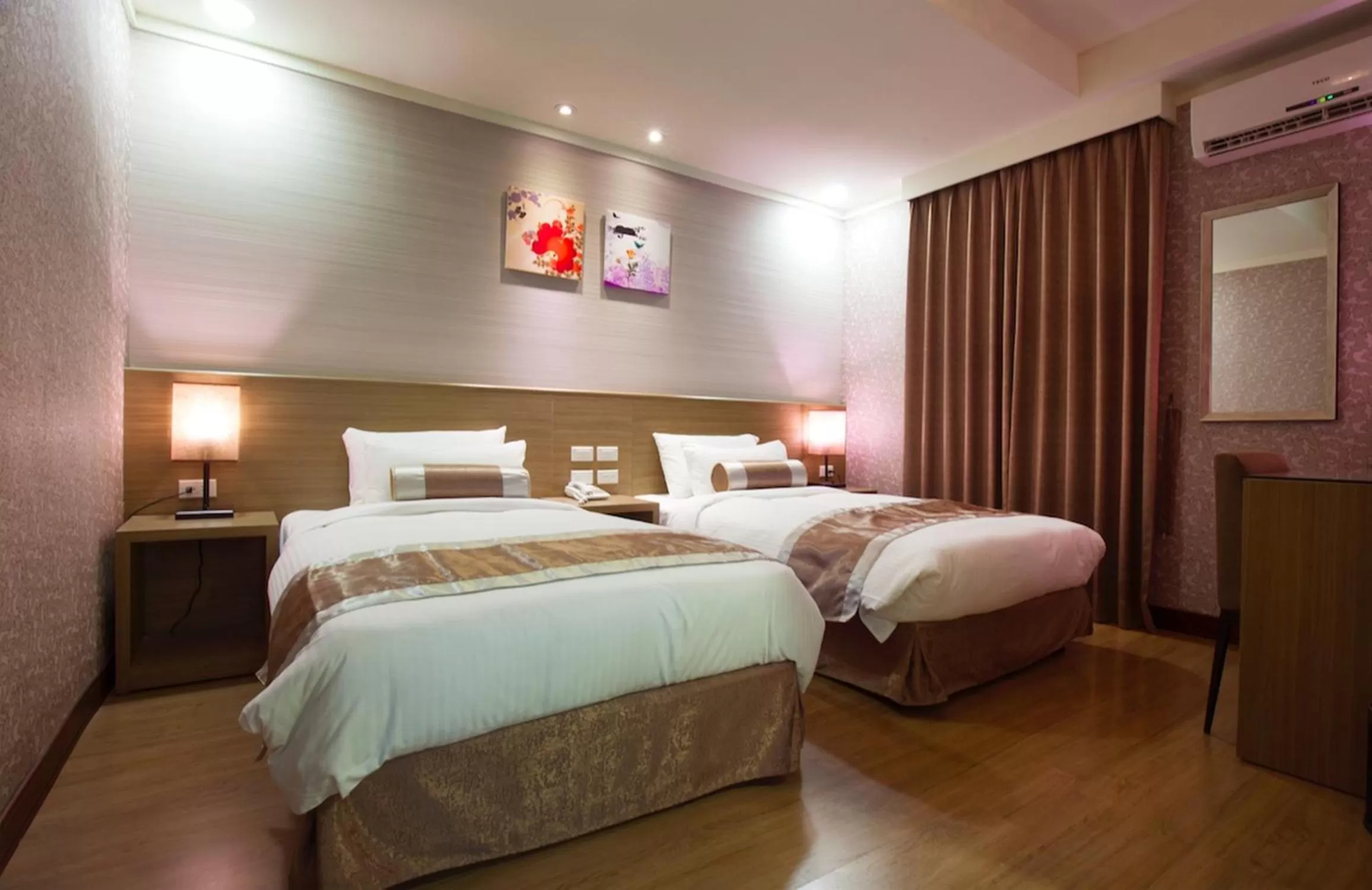 Bed in True Friend Hotel