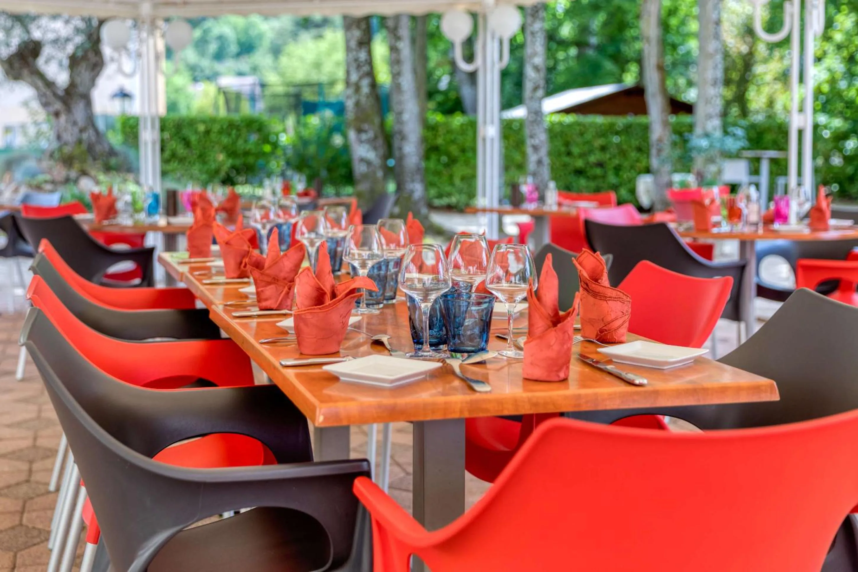 Patio in La Commanderie de Champarey