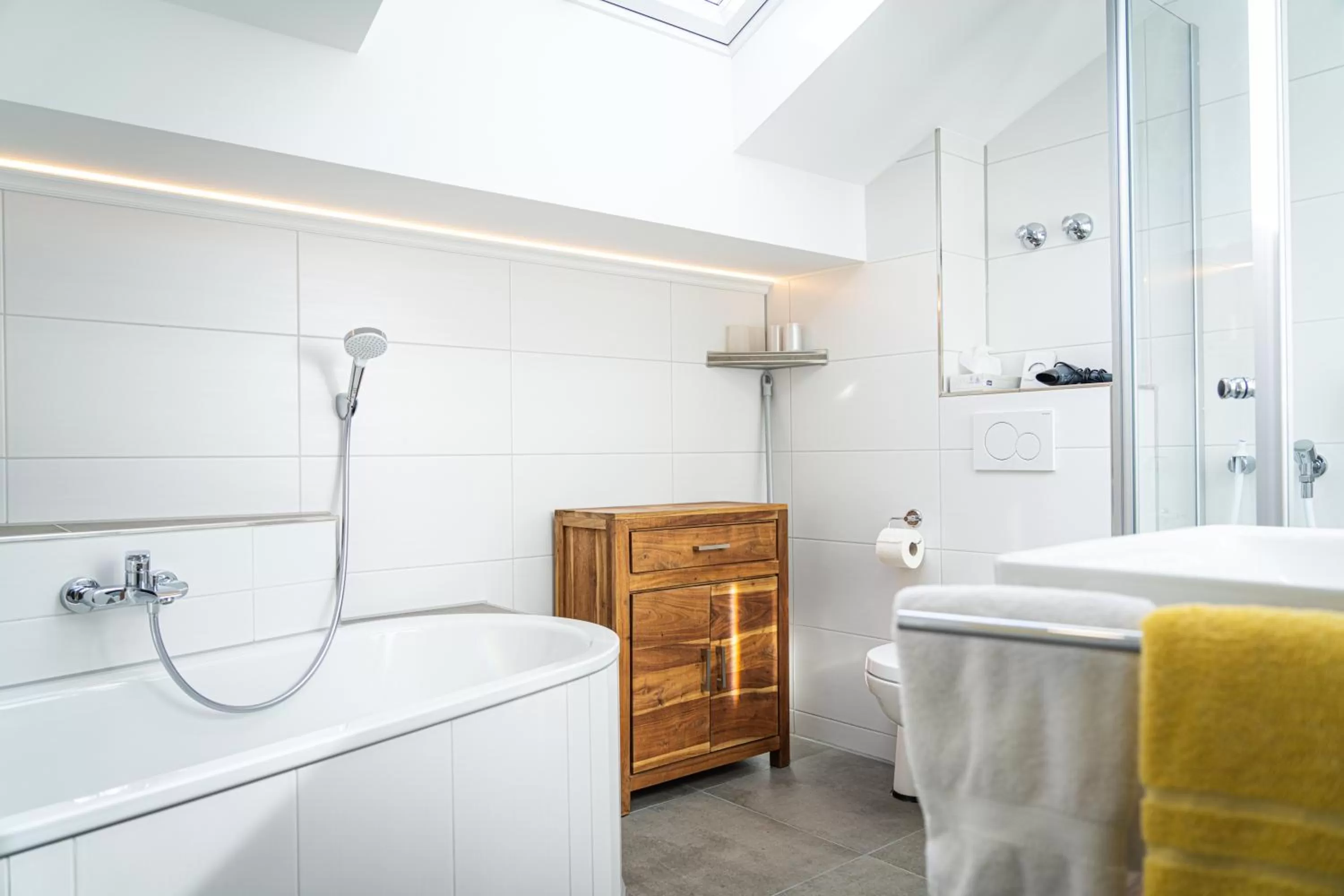 Shower, Bathroom in Hotel Jakob