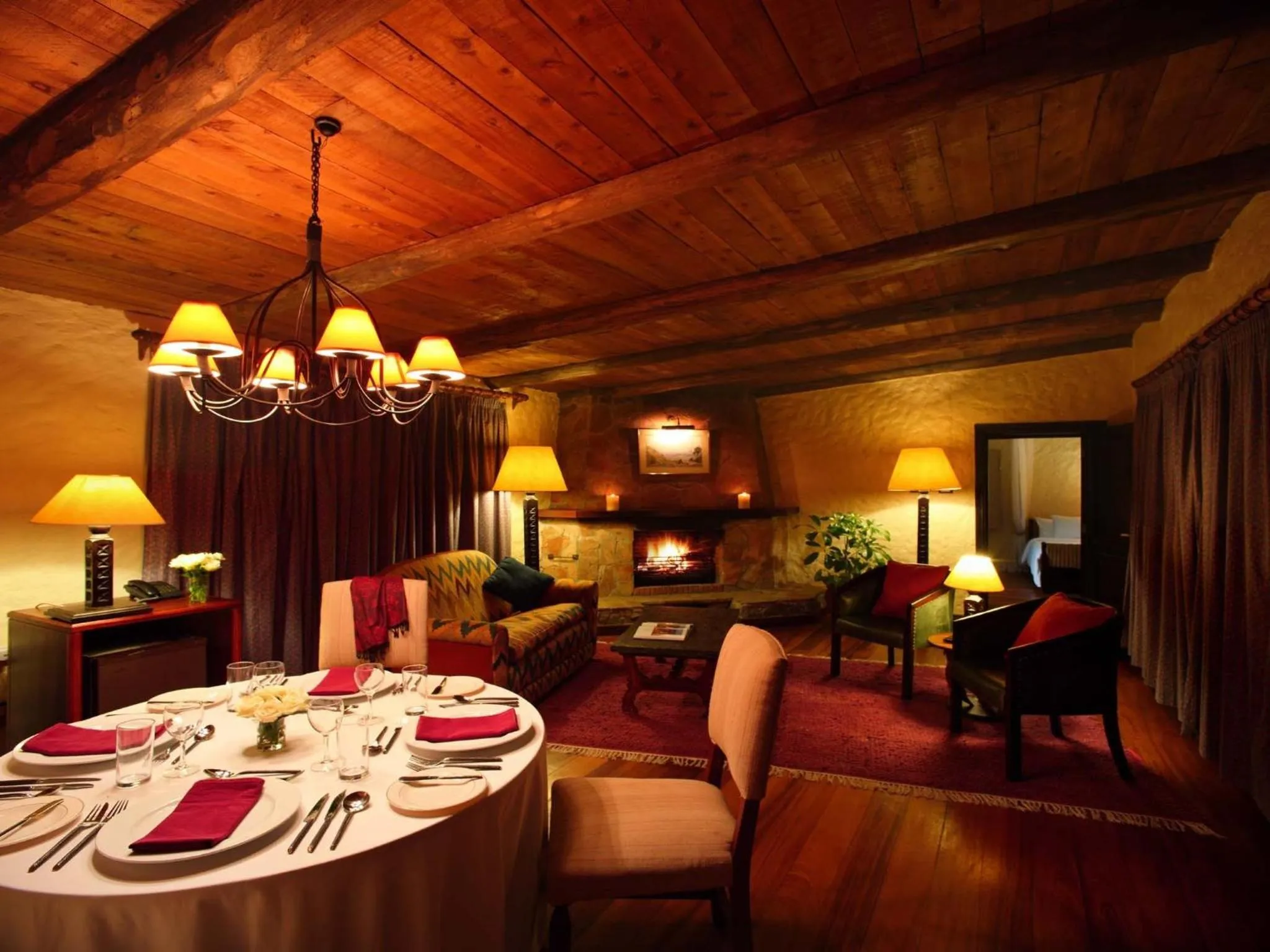 Living room in Sarova Lion Hill Game Lodge