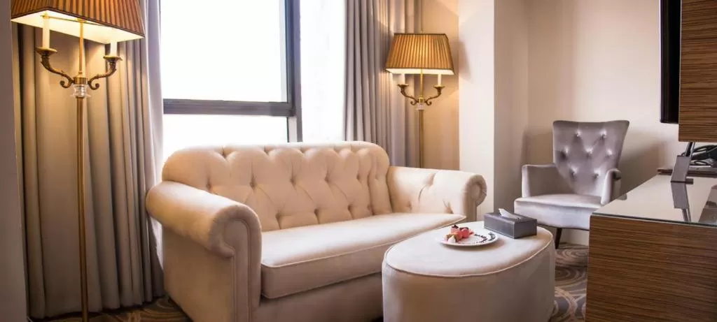 Seating Area in Harir Palace Hotel