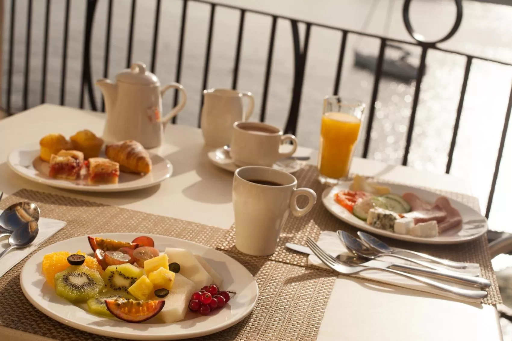 Breakfast in Marina Hotel Corinthia Beach Resort Malta