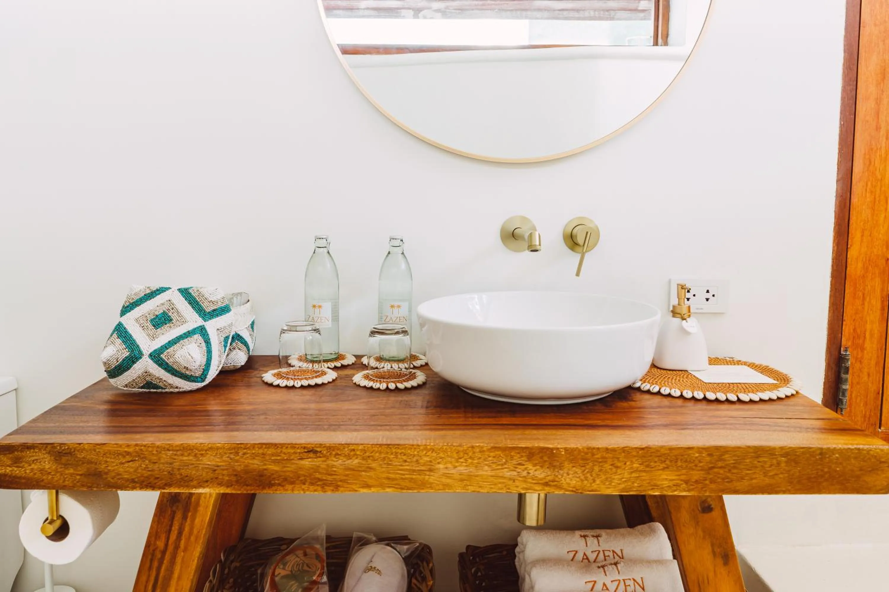 Bathroom in Zazen Boutique Resort & Spa