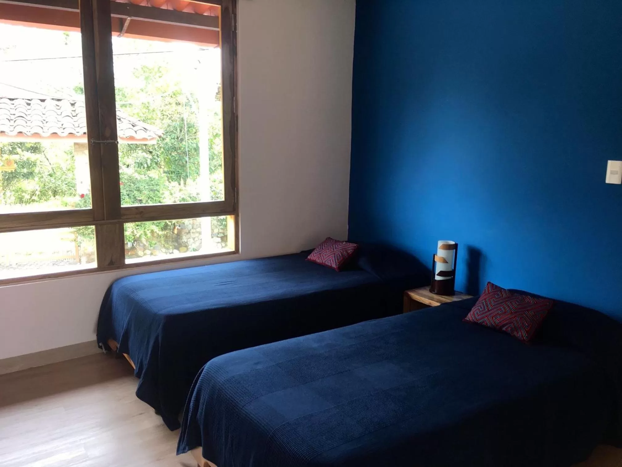 Bed in Hotel La Caracola