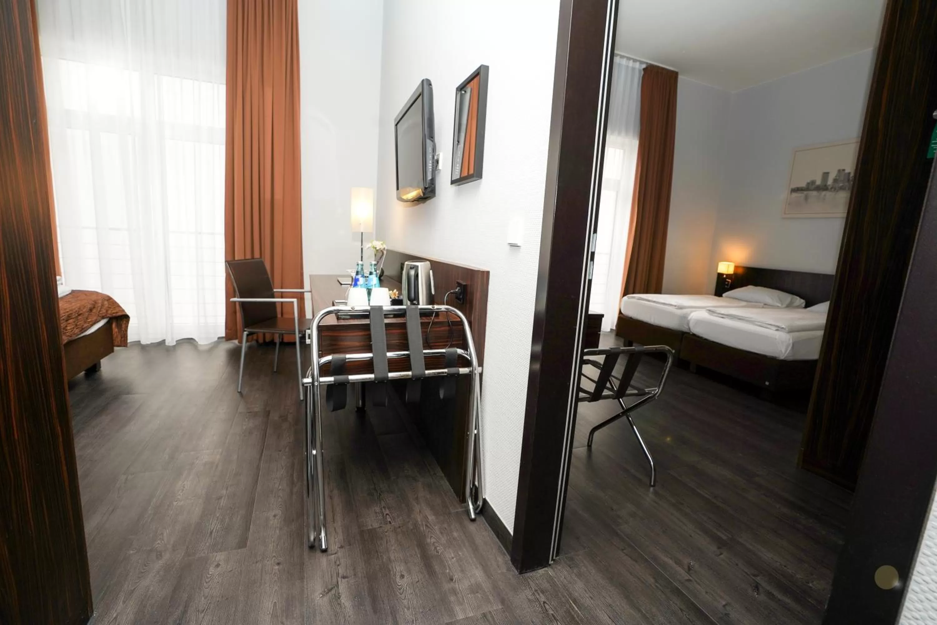 Bed in The Atrium Hotel