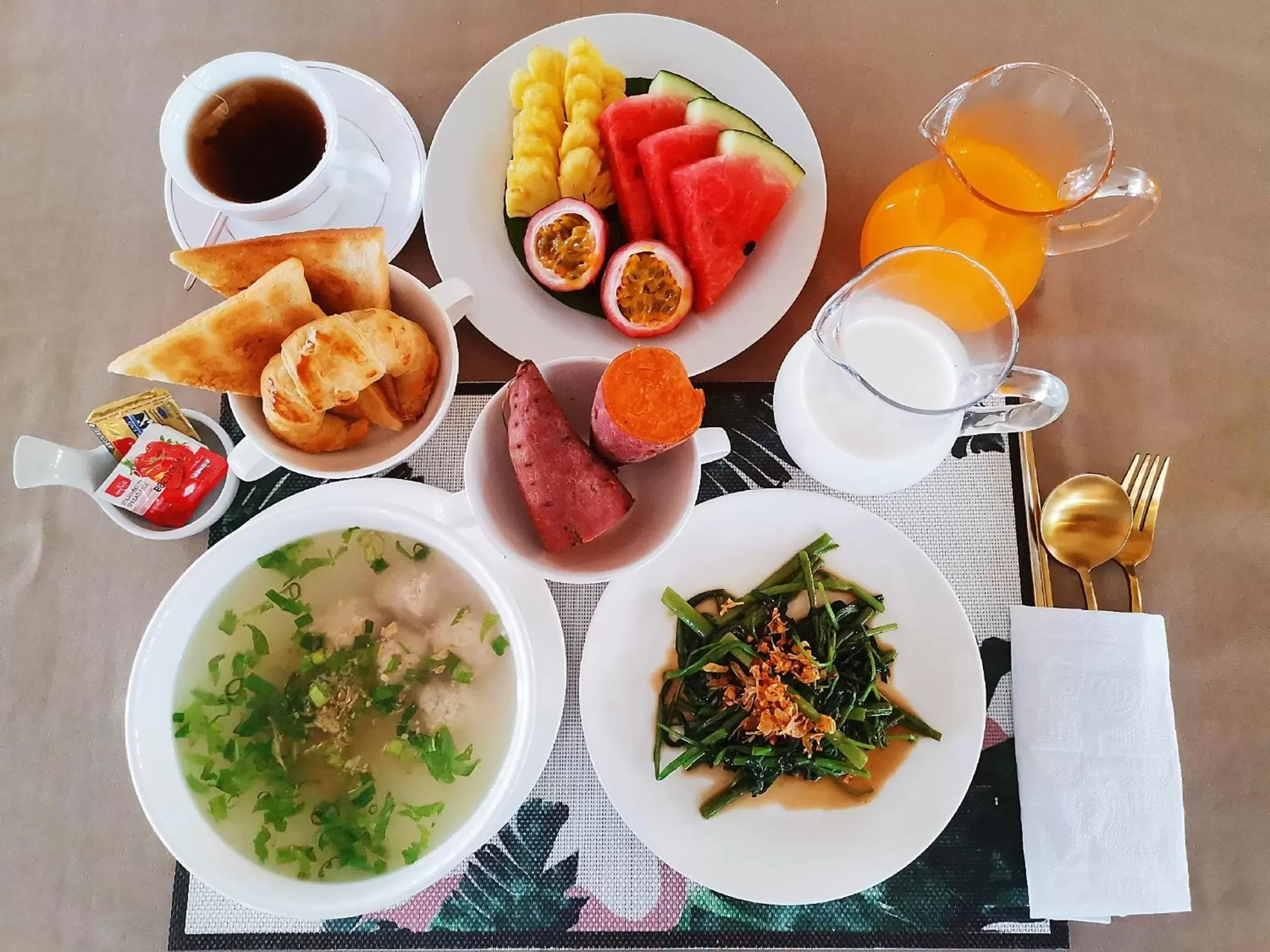 Breakfast in Lanna Deer Resort Chiang Mai
