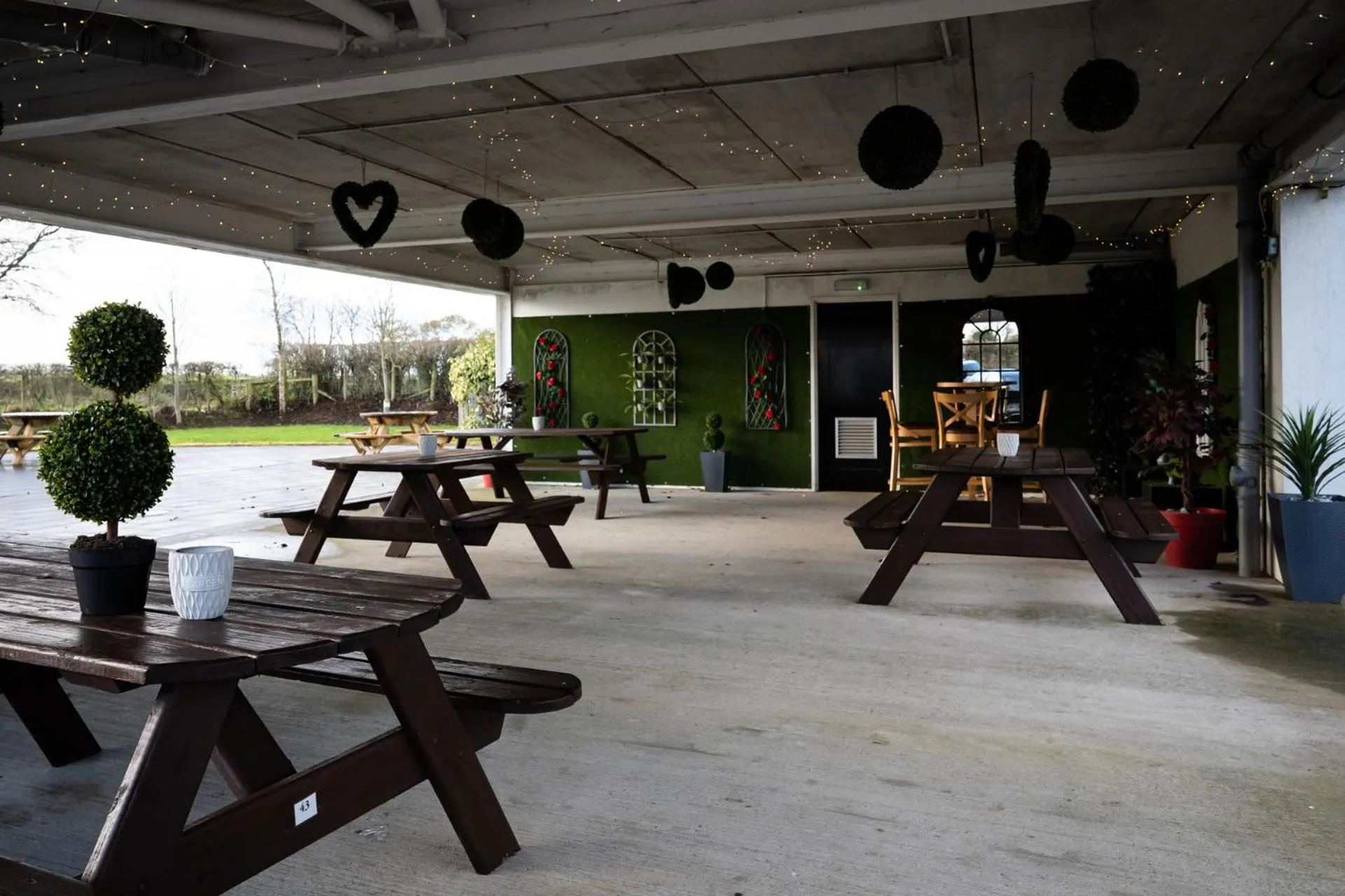 Patio in Ballyrobin Hotel