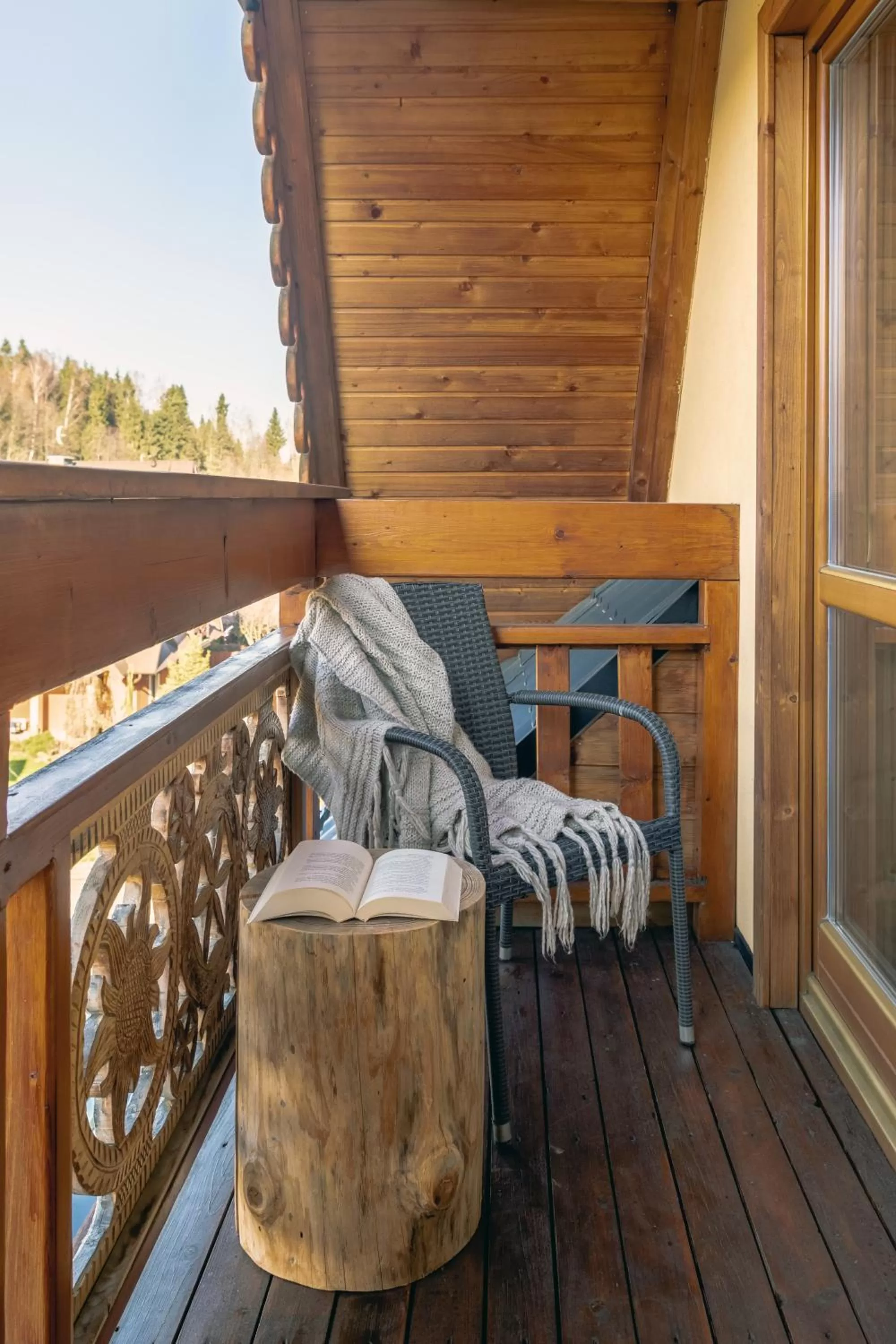 Balcony/Terrace in Chata u Bronka