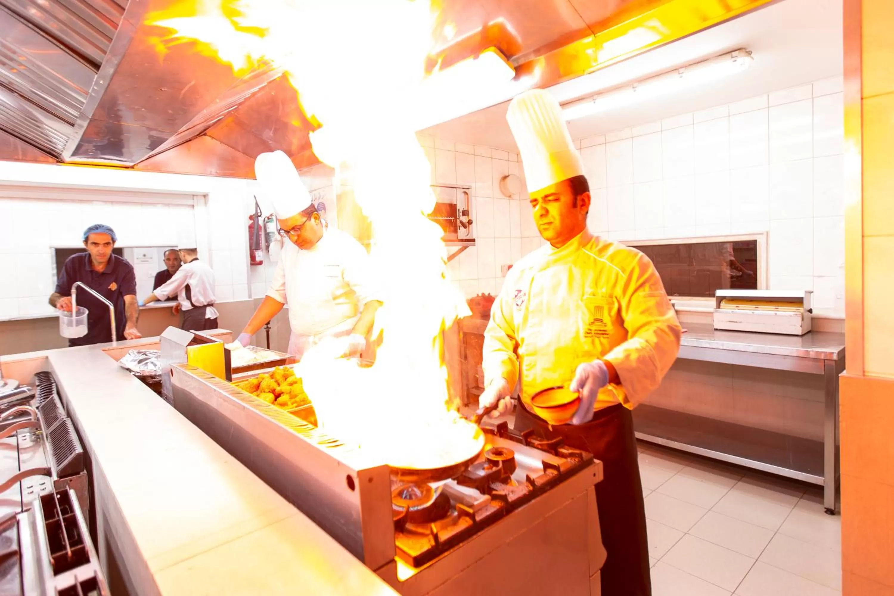 Kitchen or kitchenette in Amman International Hotel