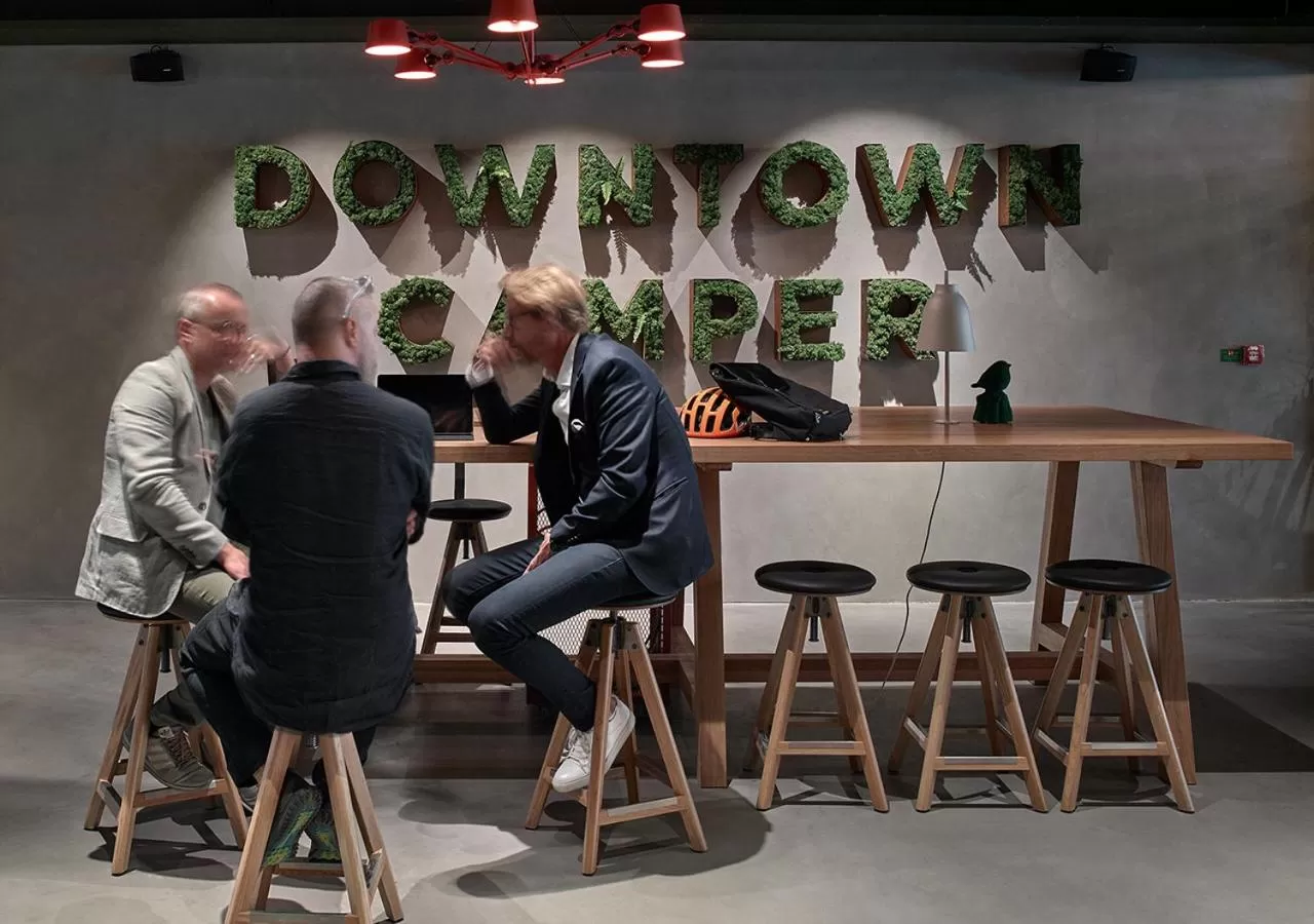 Lobby or reception in Downtown Camper by Scandic