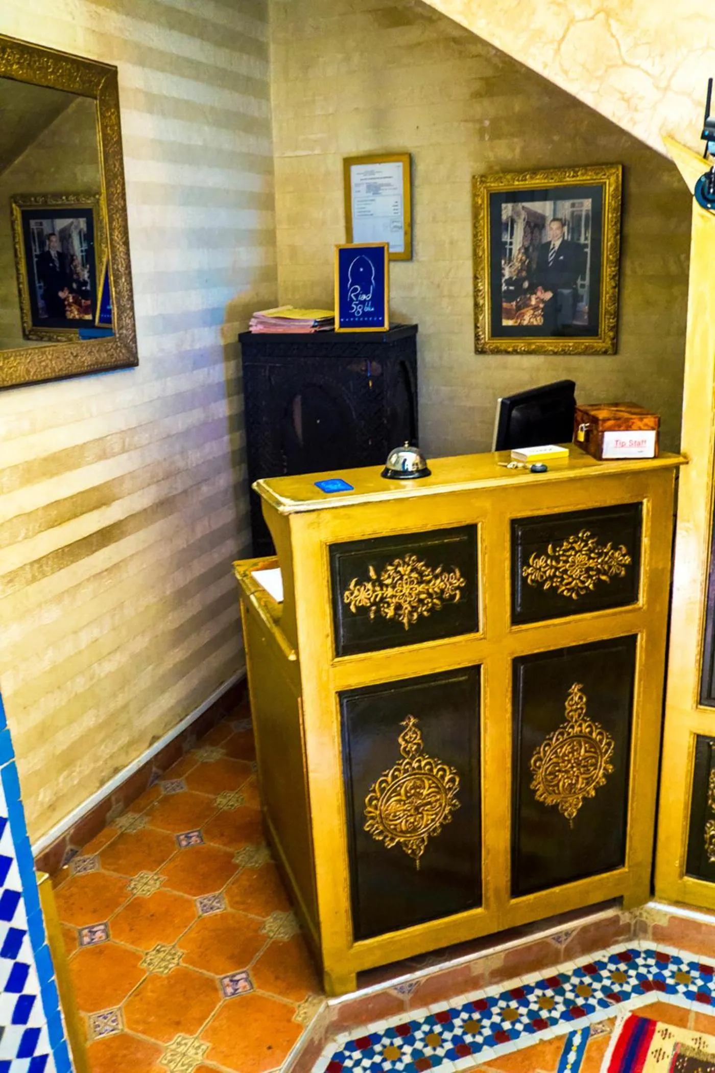 Lobby or reception in Riad 58 Blu