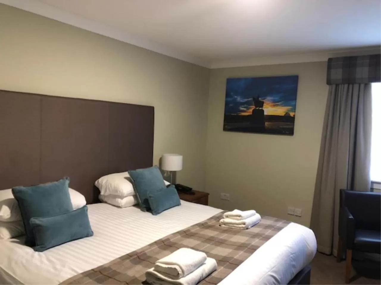 Bed in King Robert Hotel