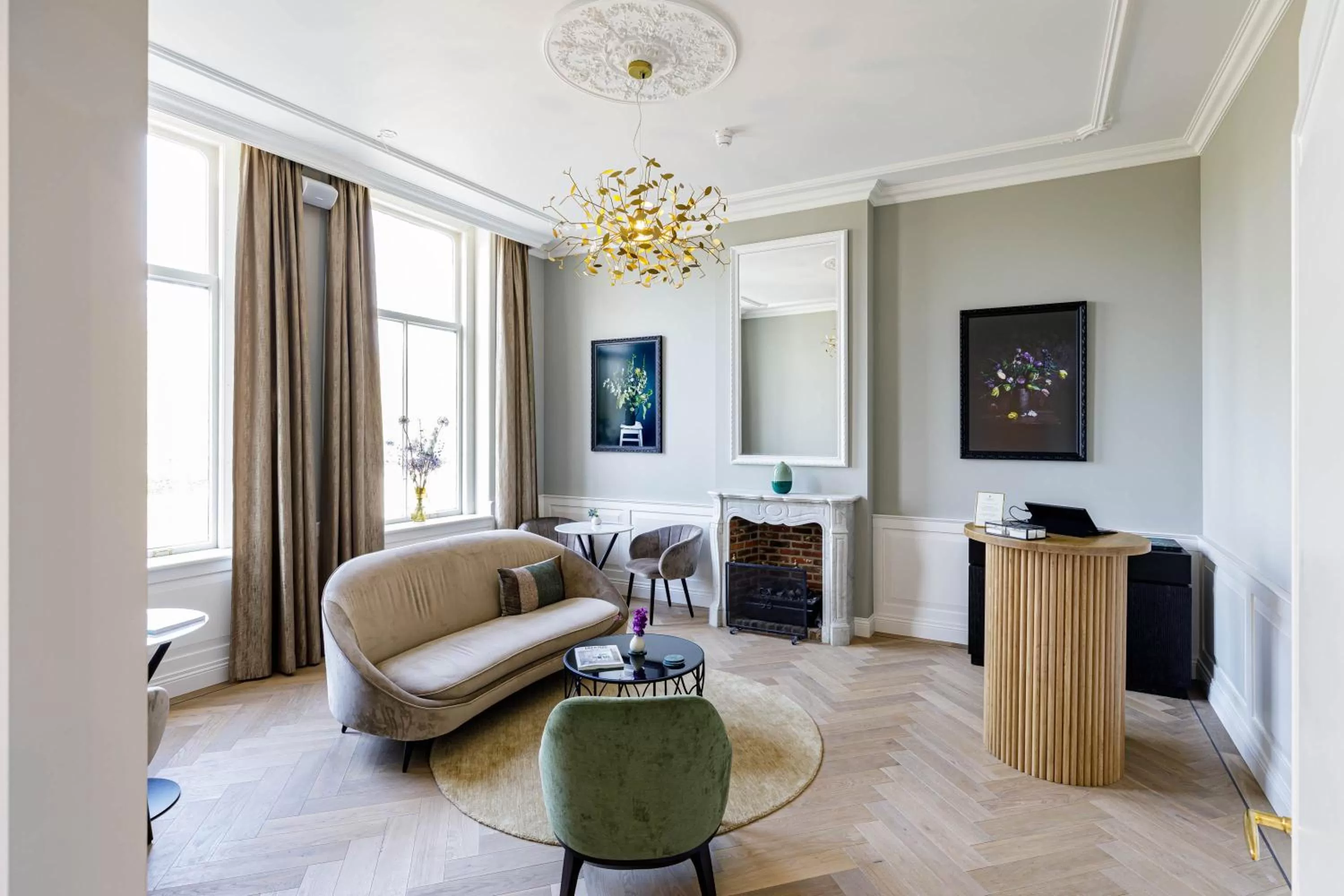 Lobby or reception in Hotel Flora Batava