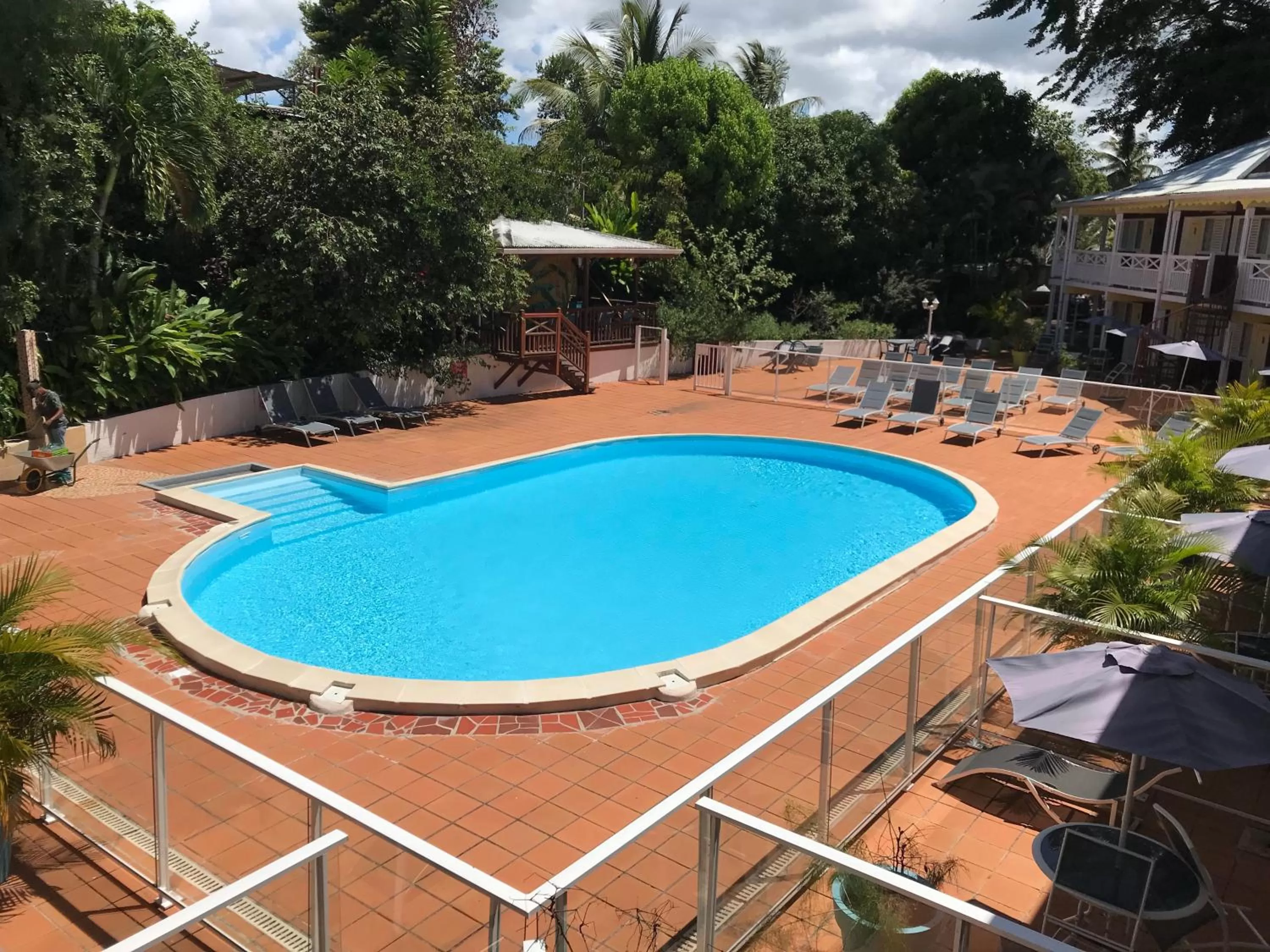 Swimming pool in Hotel La Maison Creole