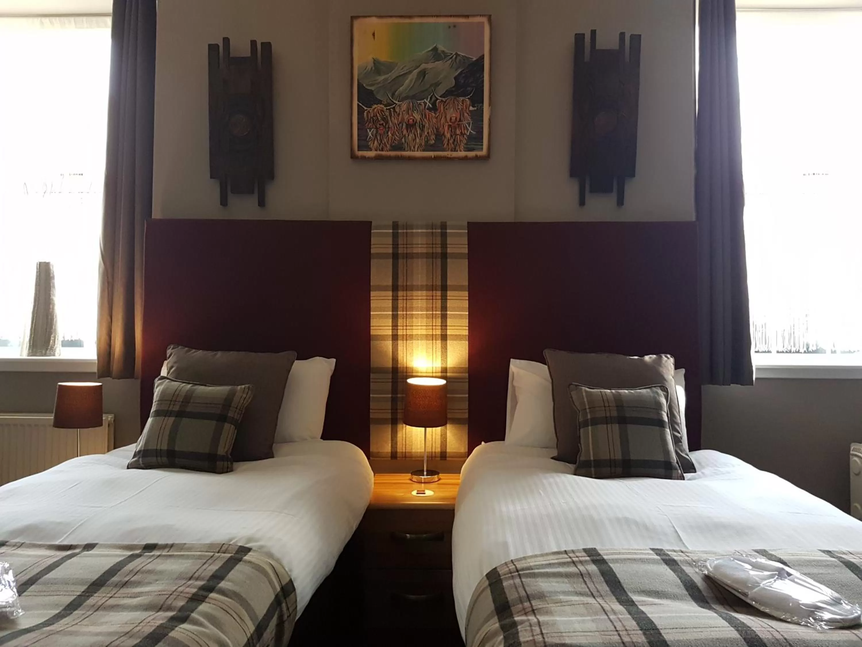 Bed in The Fairburn Hotel