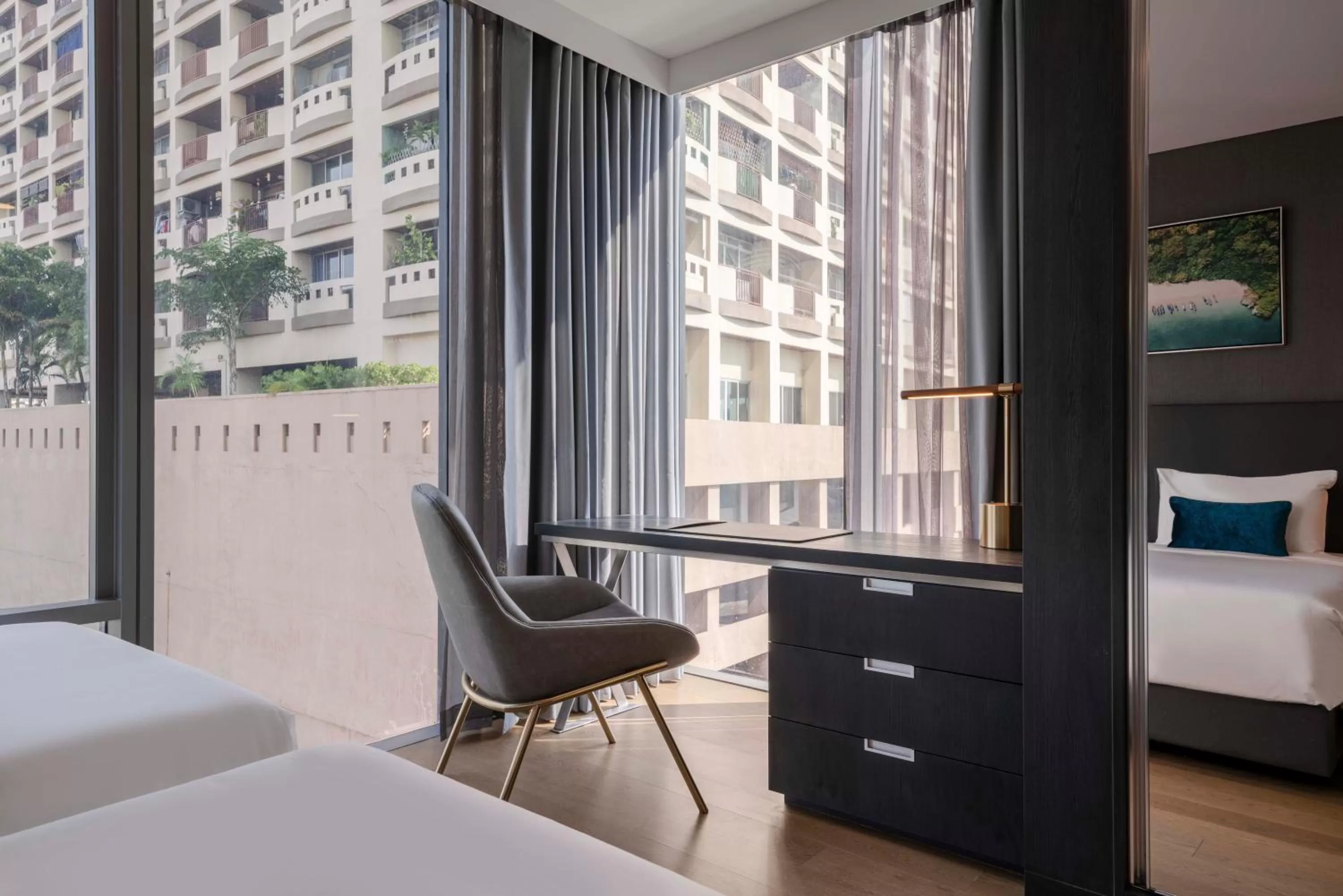 Bedroom, Bed in Wyndham Bangkok Queen Convention Centre